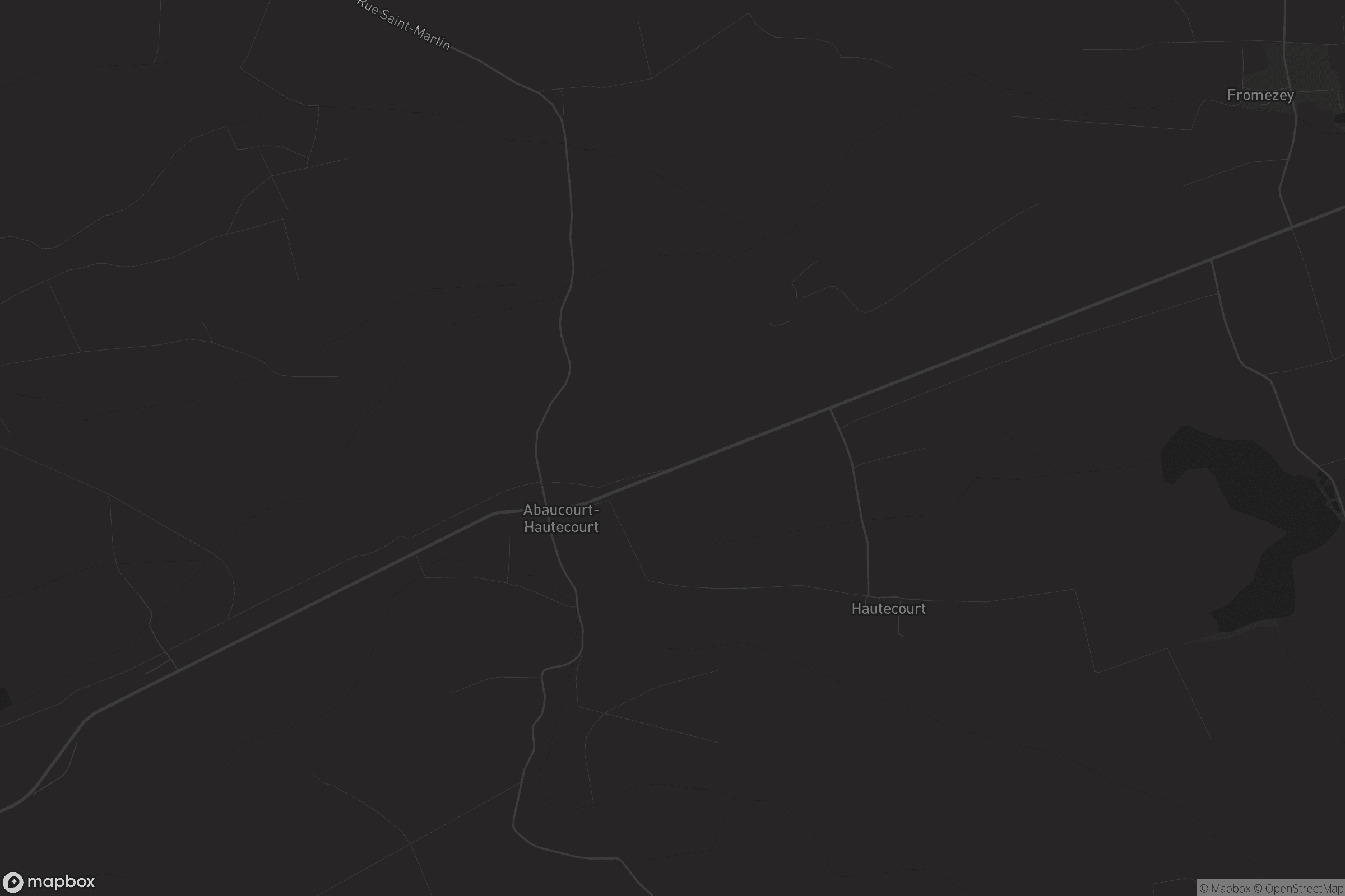 Carte de Abaucourt-Hautecourt