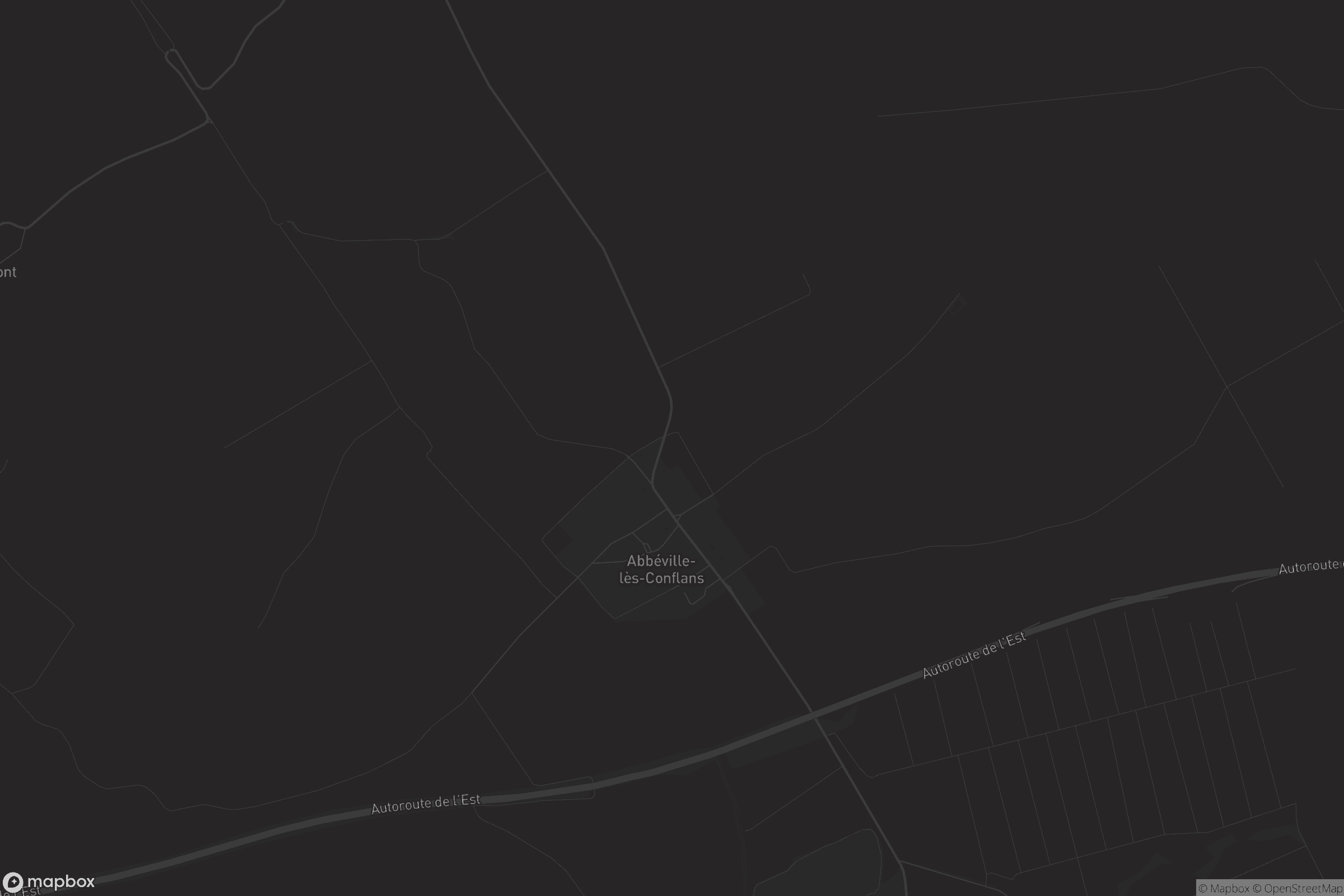 Carte de Abbéville-lès-Conflans