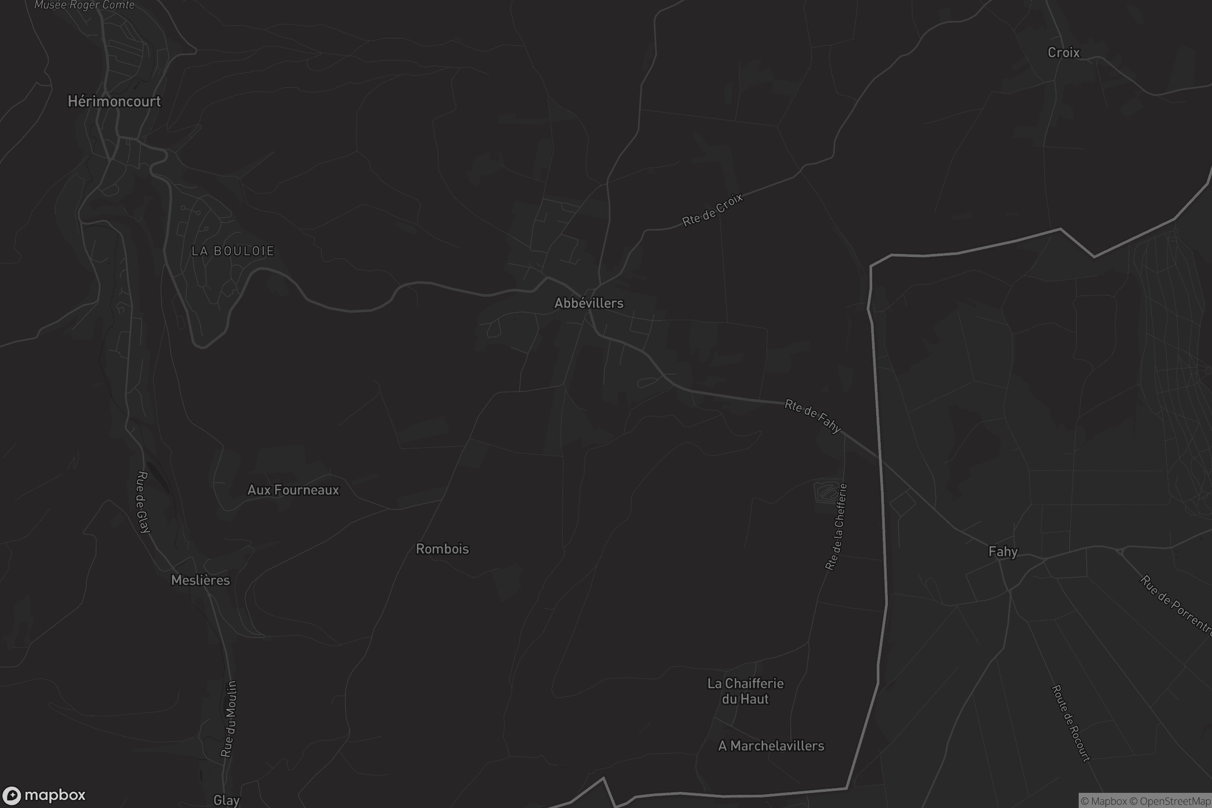 Carte de Abbévillers