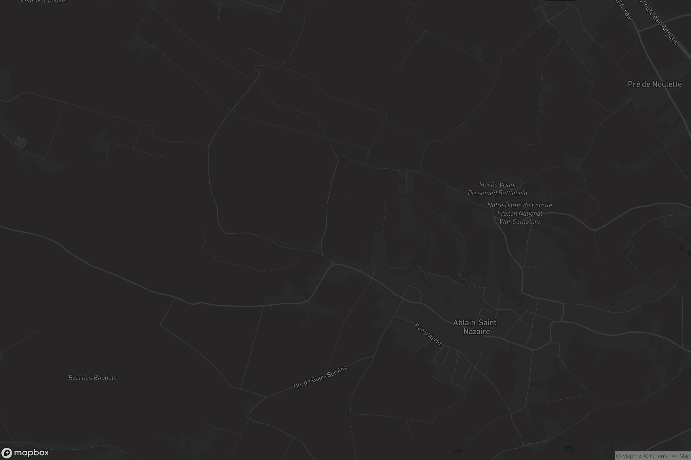 Carte de Ablain-Saint-Nazaire