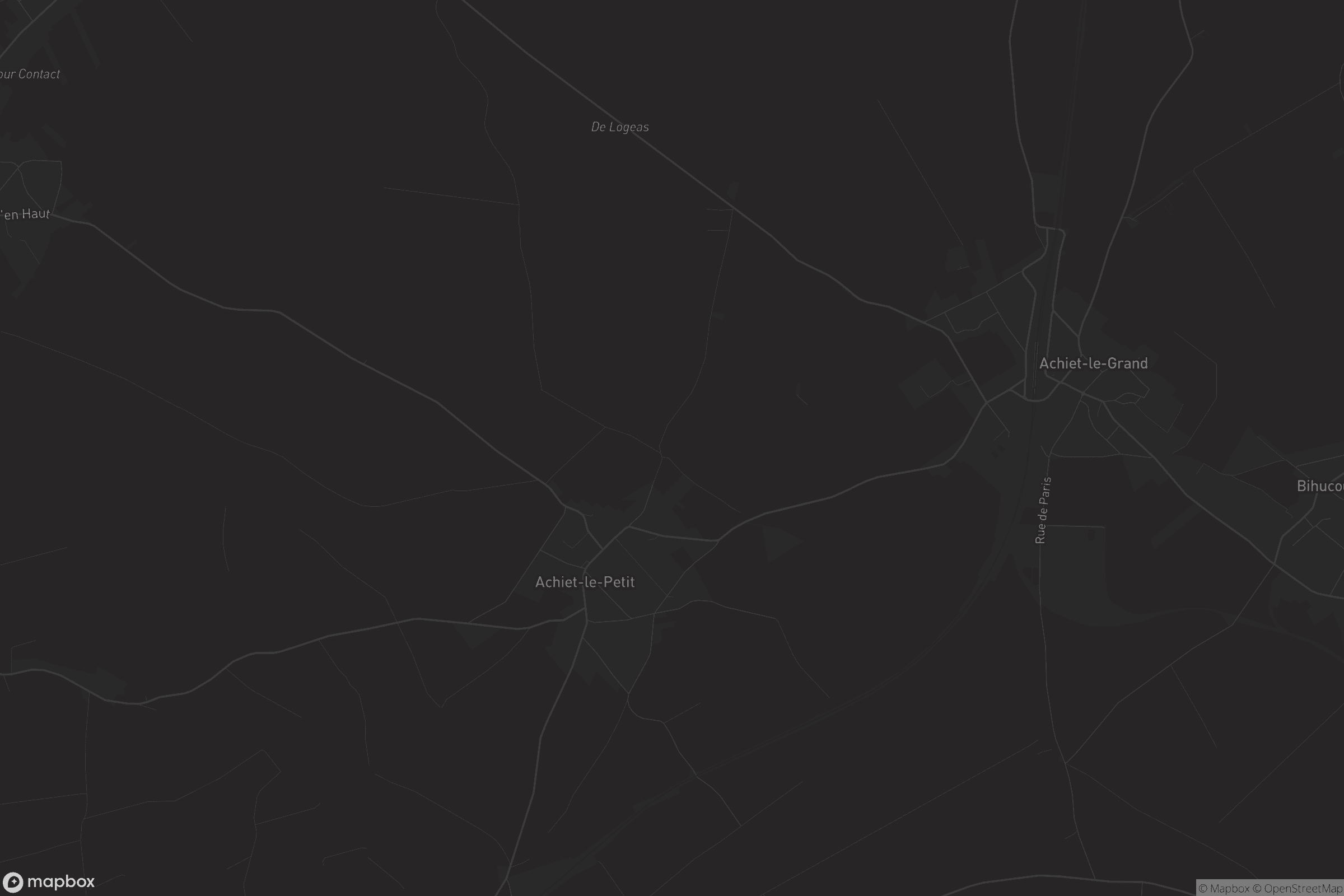 Carte de Achiet-le-Petit