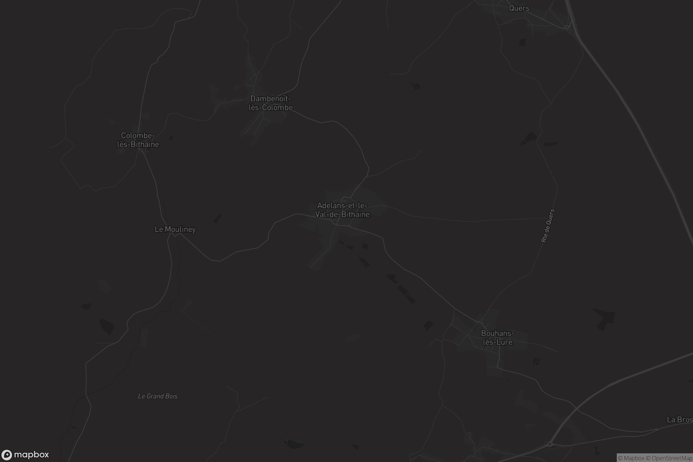 Carte de Adelans-et-le-Val-de-Bithaine