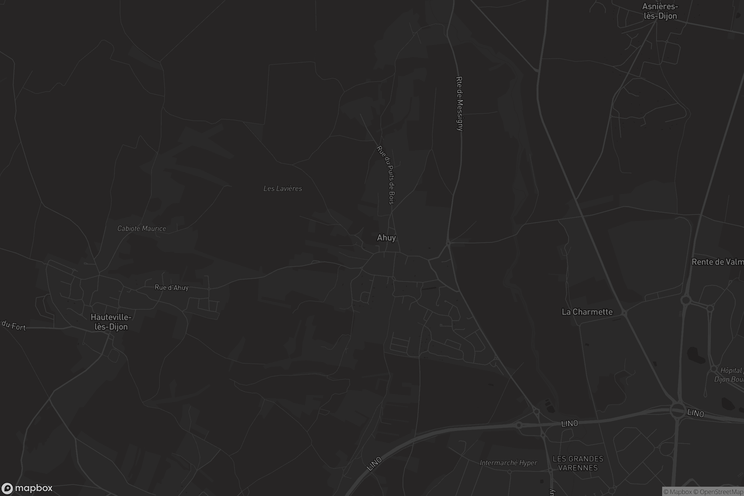 Carte de Ahuy