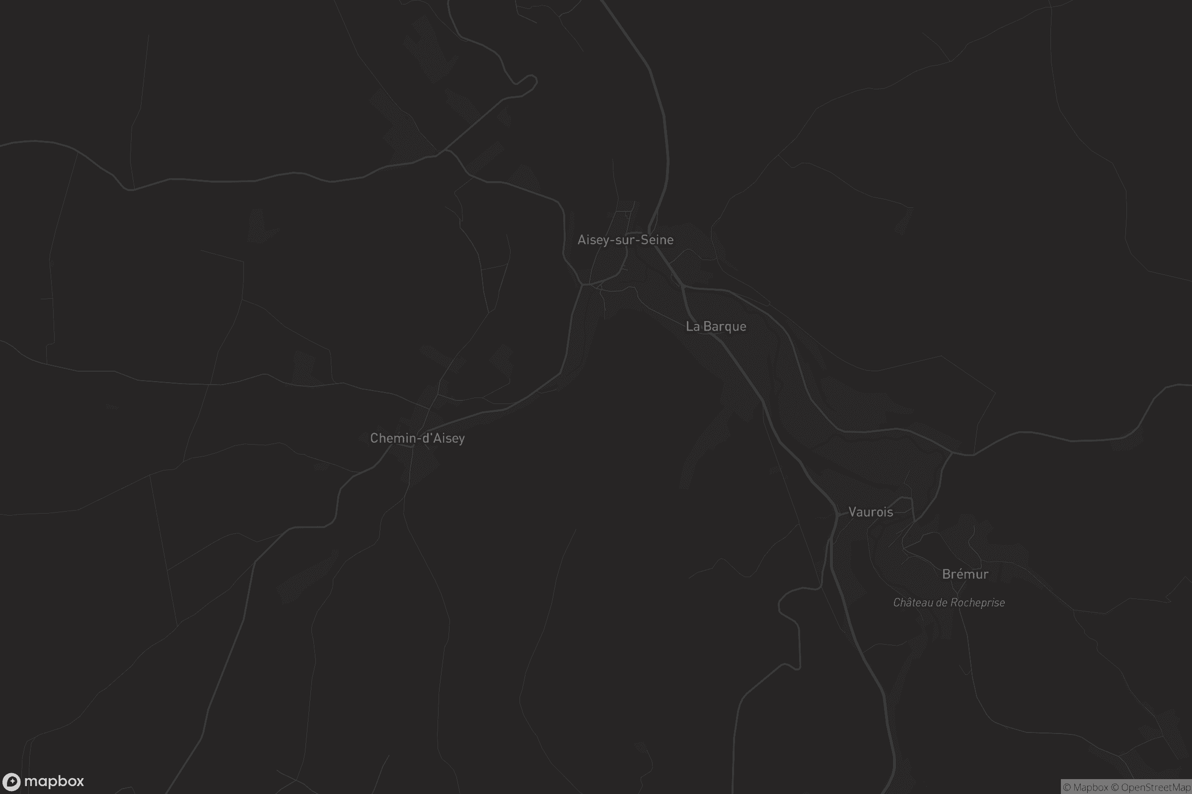 Carte de Aisey-sur-Seine