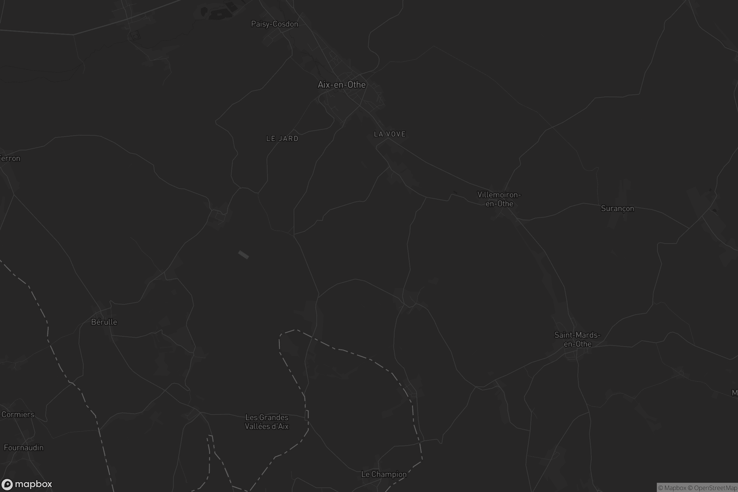 Carte de Aix-en-Othe