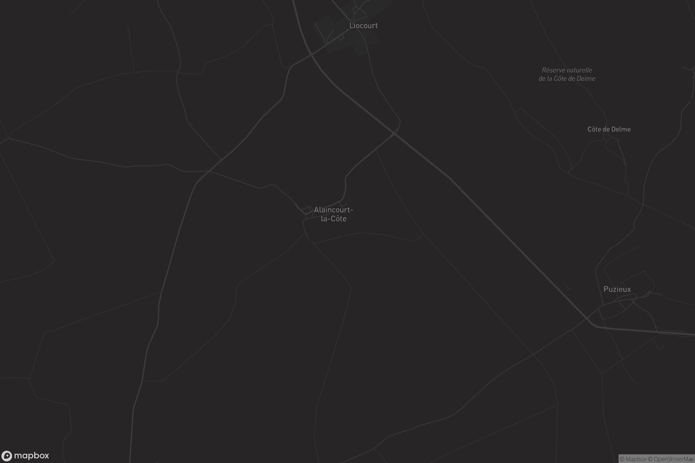 Carte de Alaincourt-la-Côte