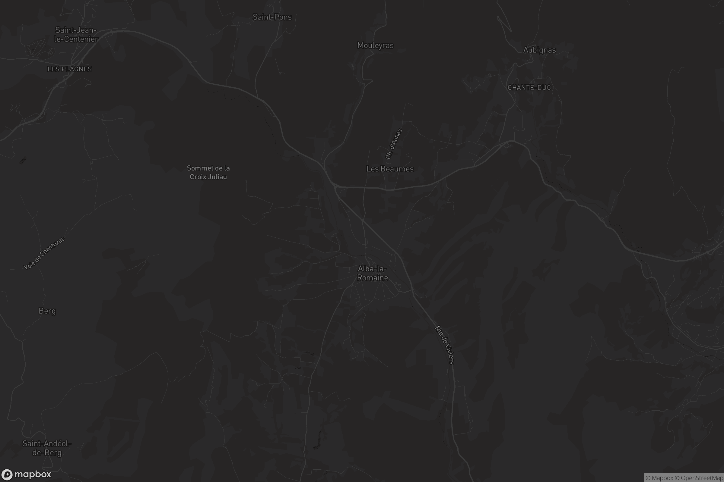 Carte de Alba-la-Romaine