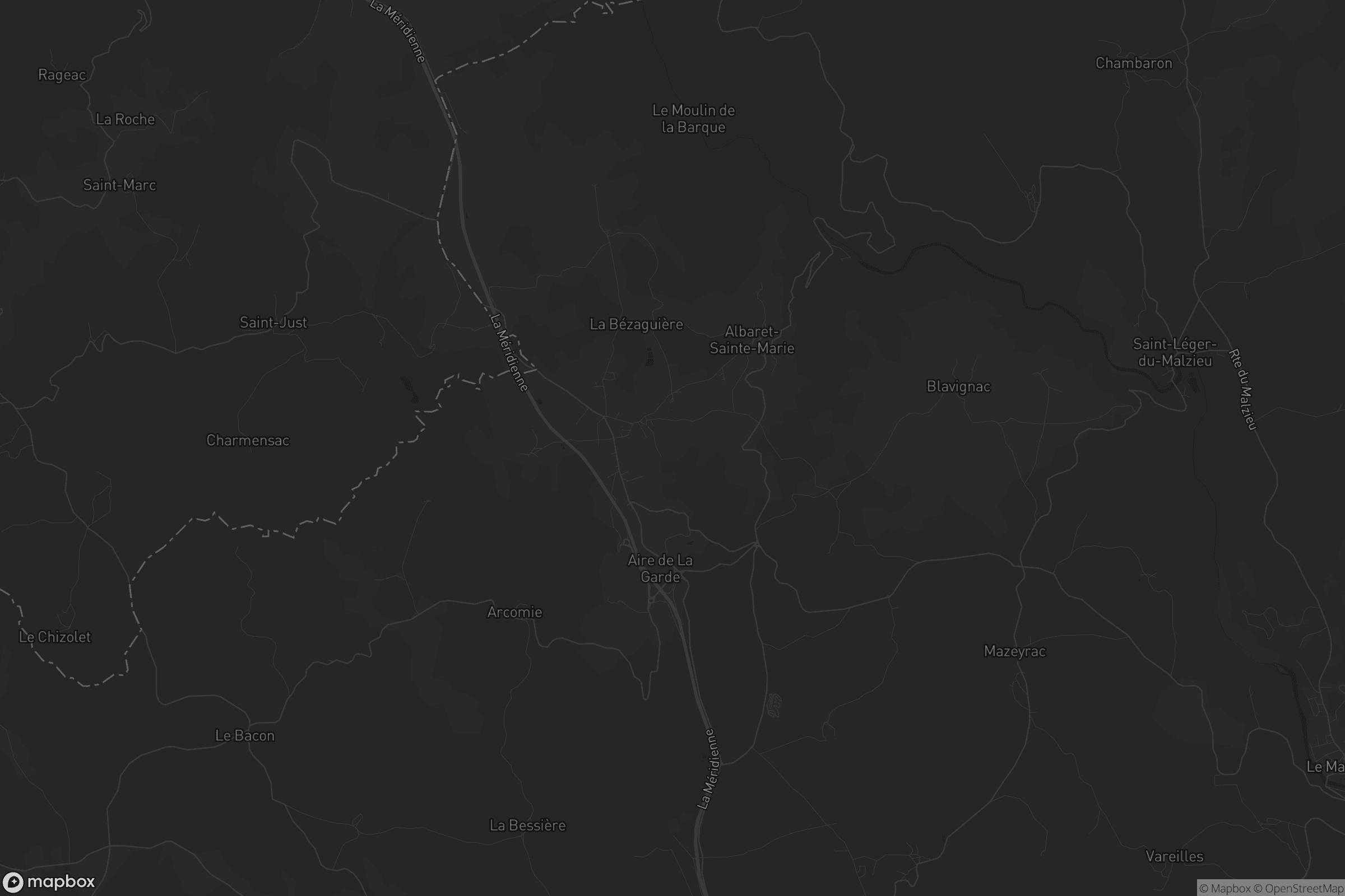 Carte de Albaret-Sainte-Marie