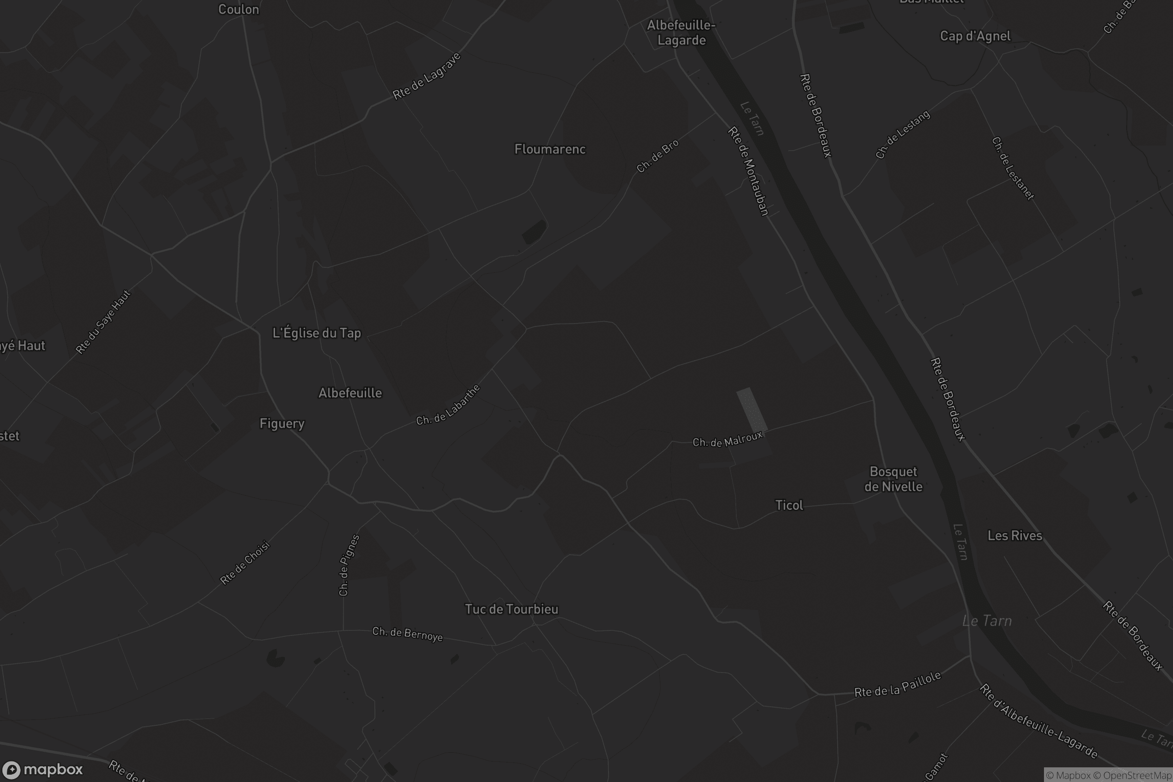 Carte de Albefeuille-Lagarde