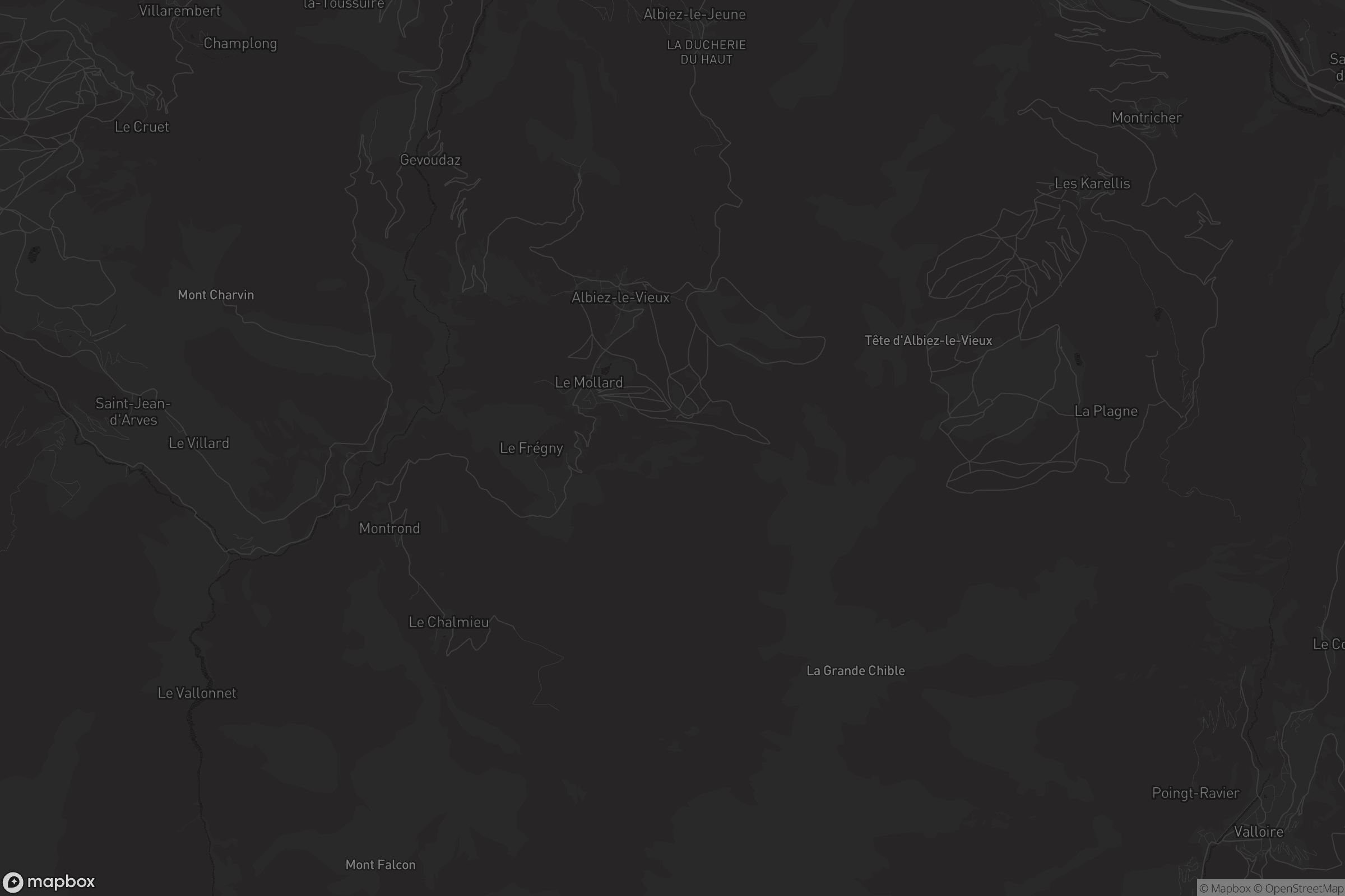 Carte de Albiez-le-Vieux