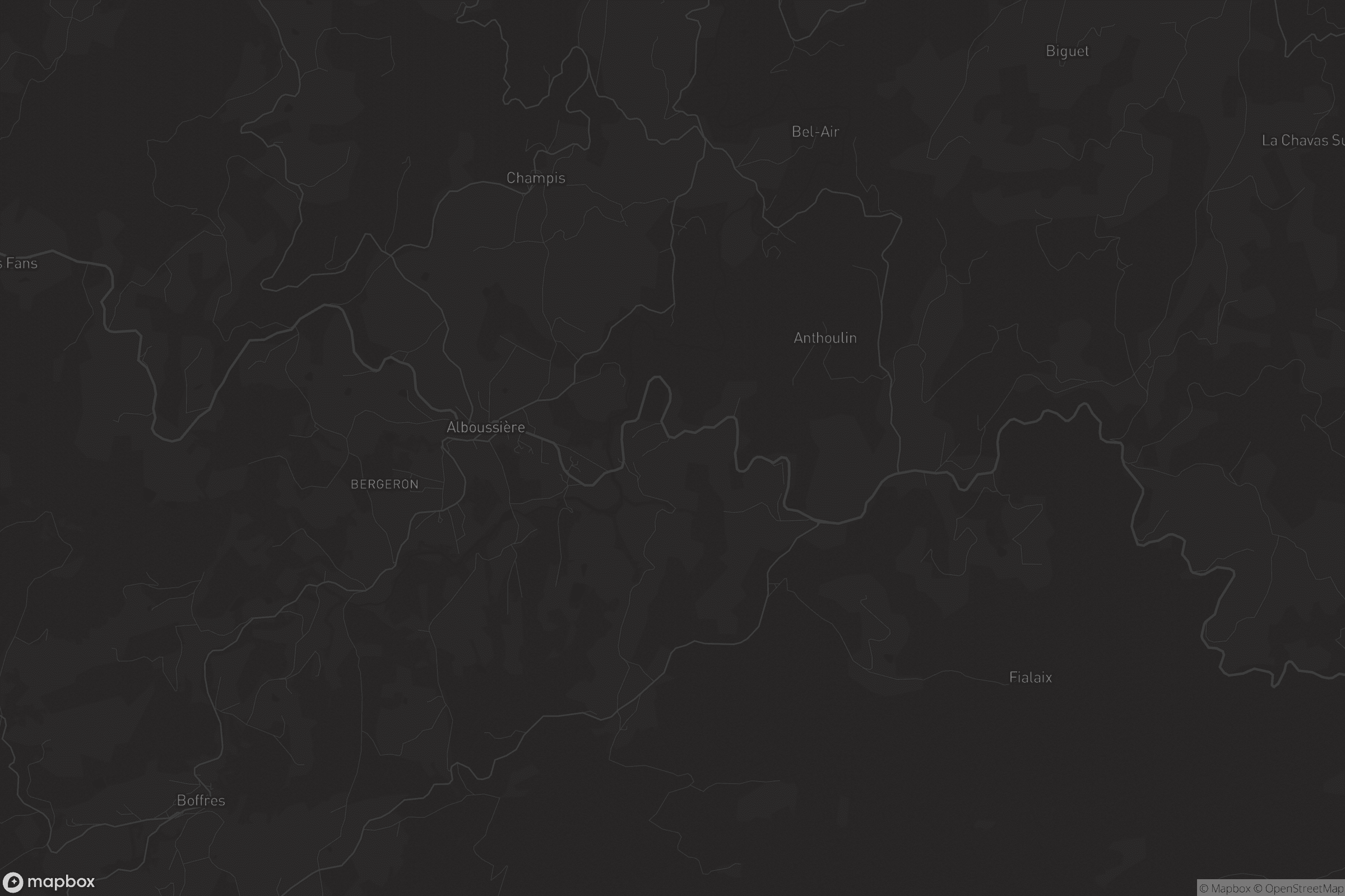 Carte de Alboussière