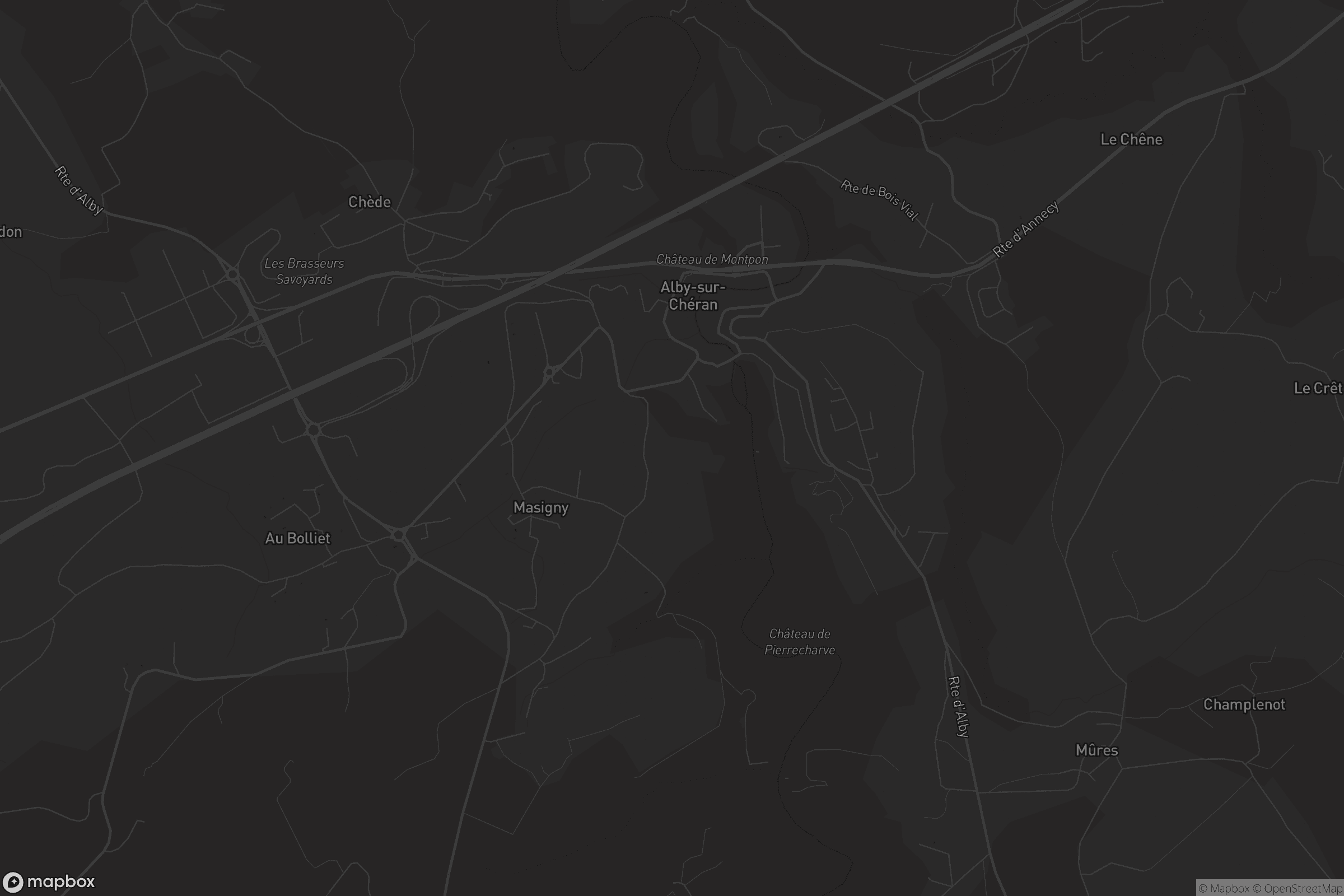 Carte de Alby-sur-Chéran