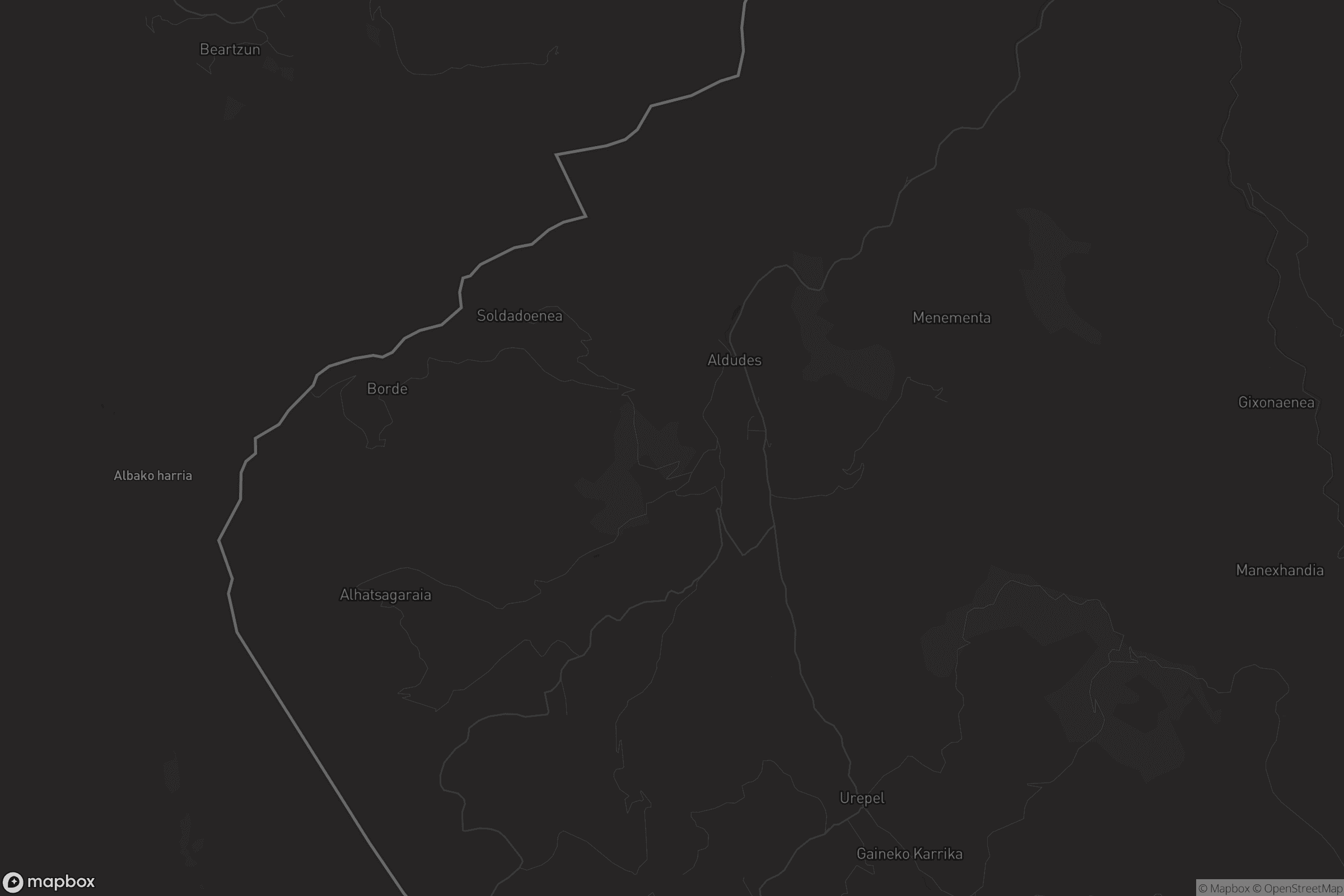 Carte de Aldudes
