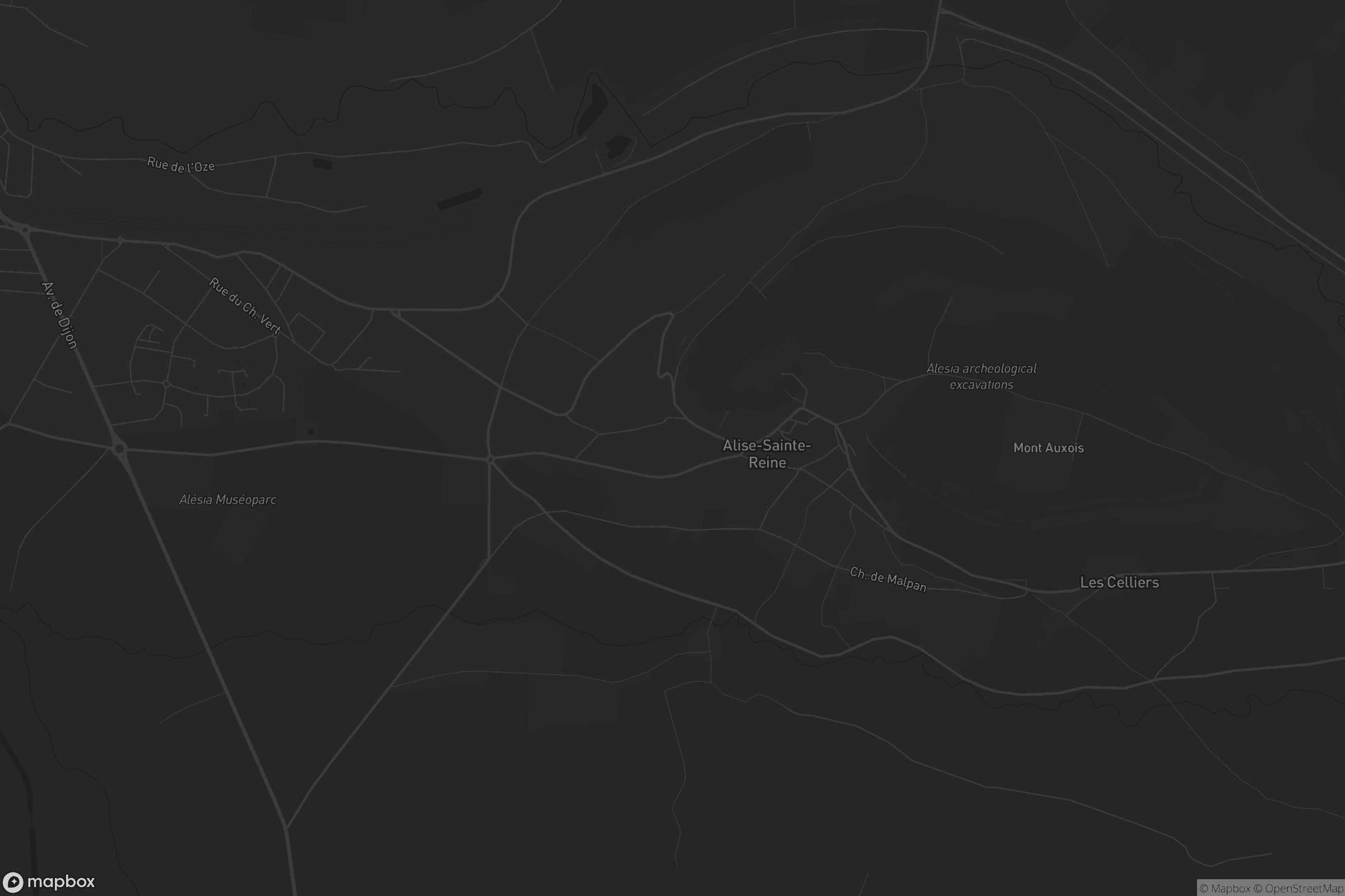 Carte de Alise-Sainte-Reine