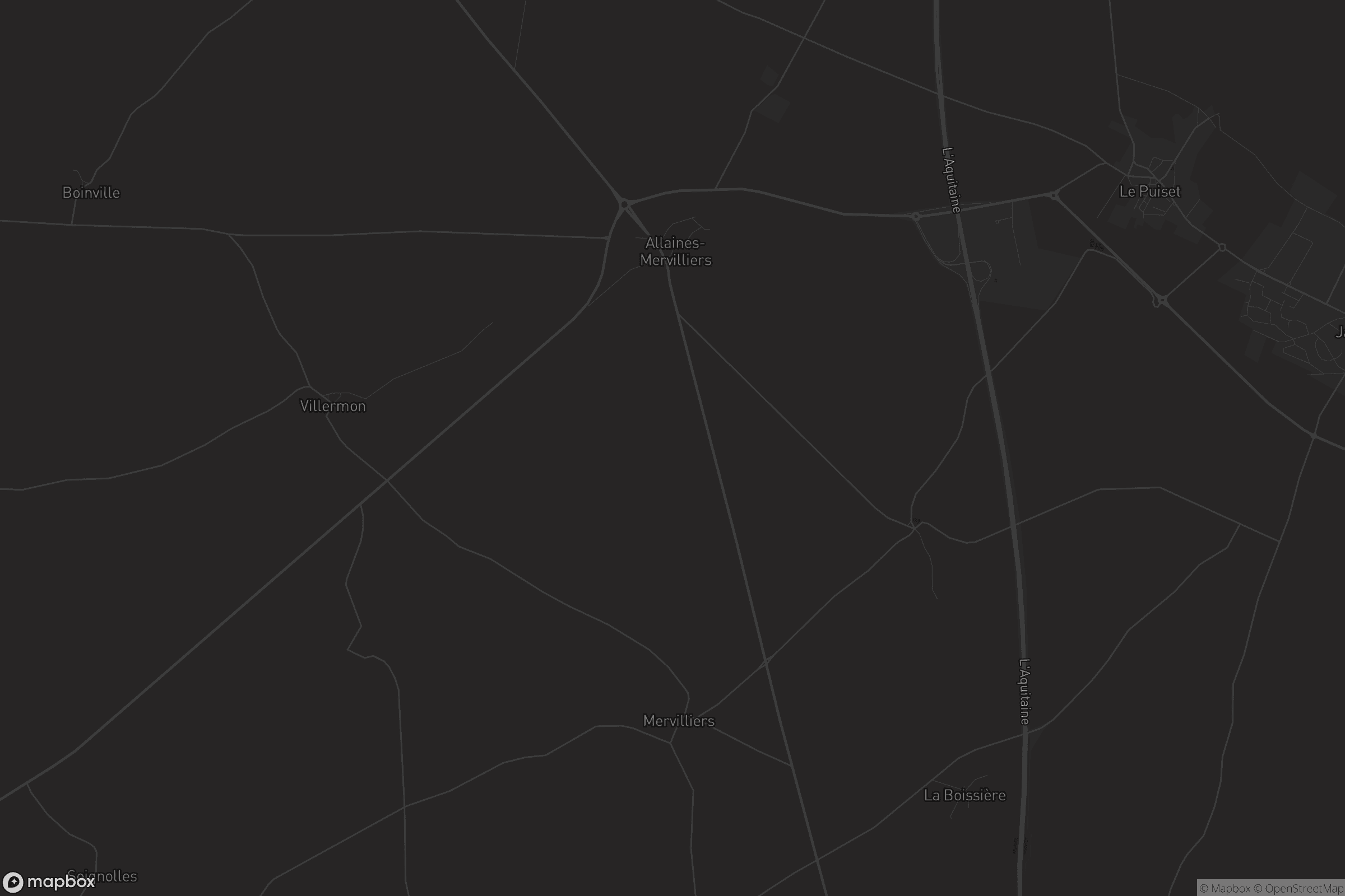 Carte de Allaines-Mervilliers