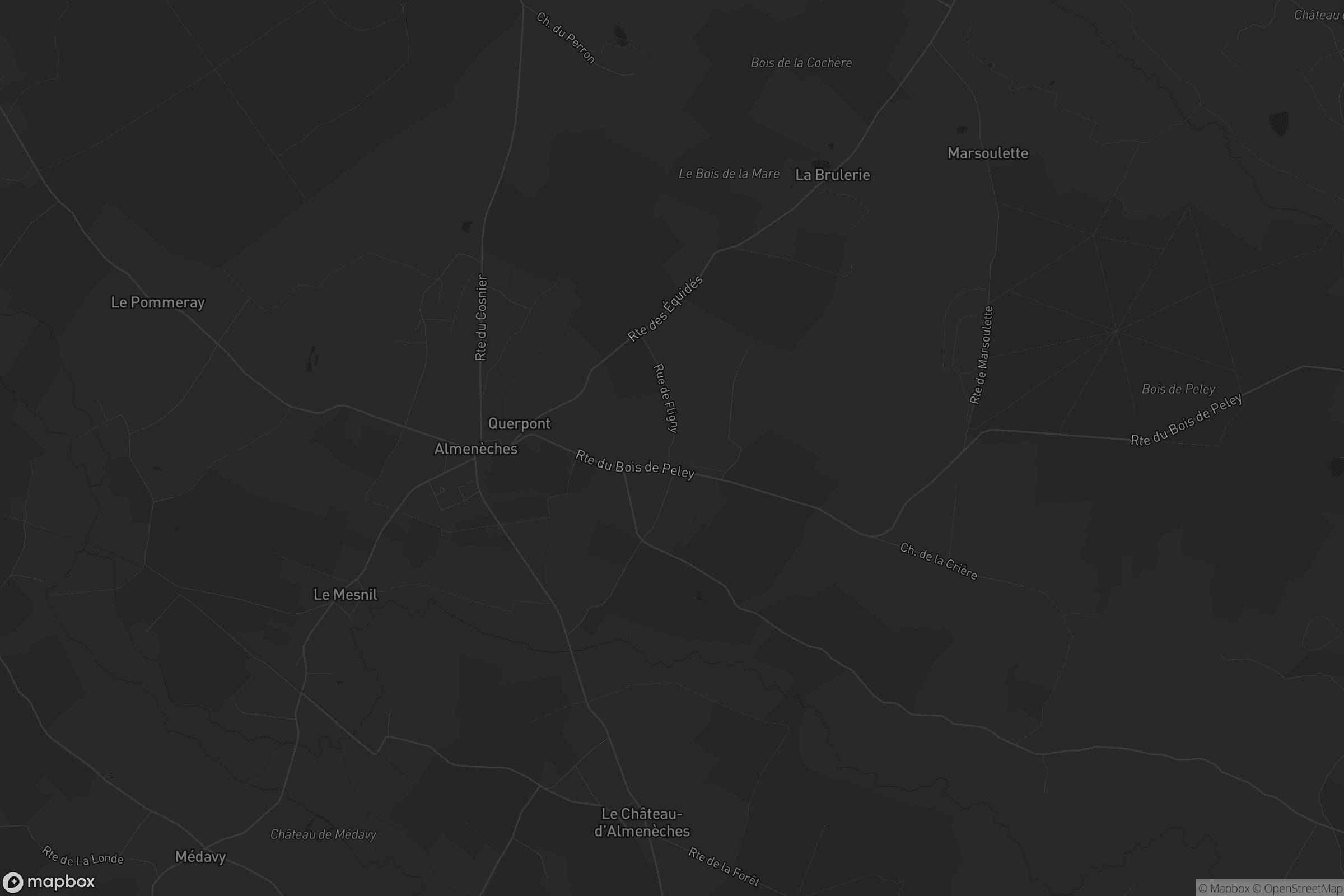 Carte de Almenêches