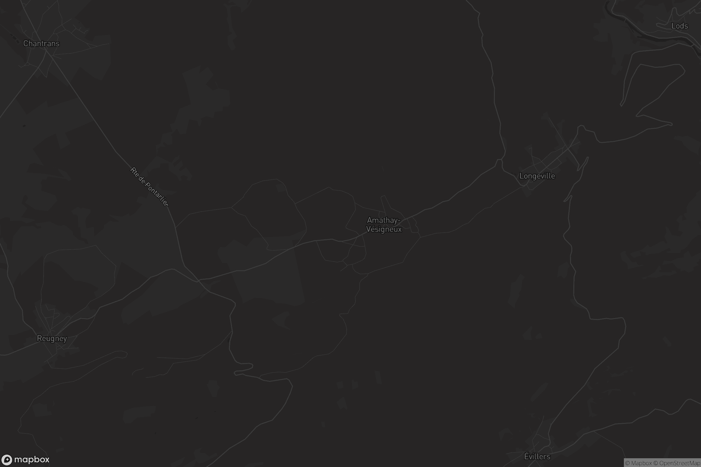 Carte de Amathay-Vésigneux