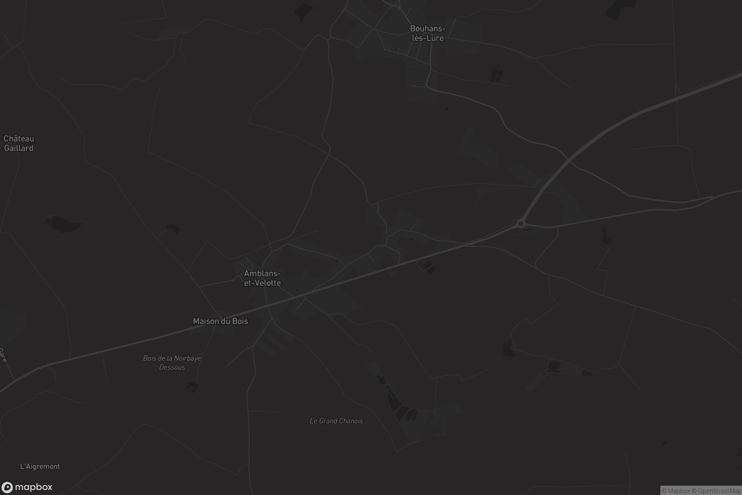 Carte de Amblans-et-Velotte