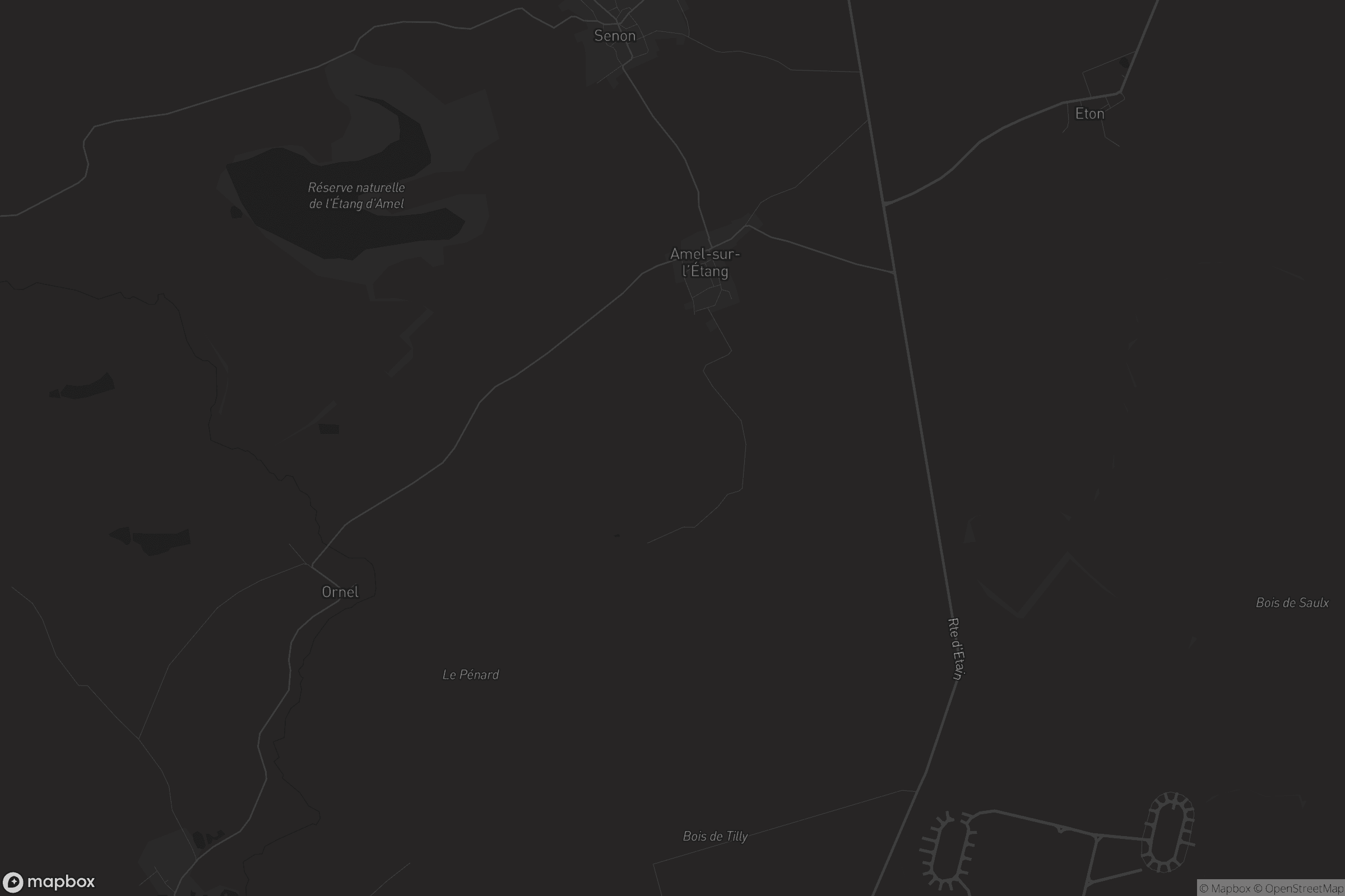 Carte de Amel-sur-l'Étang
