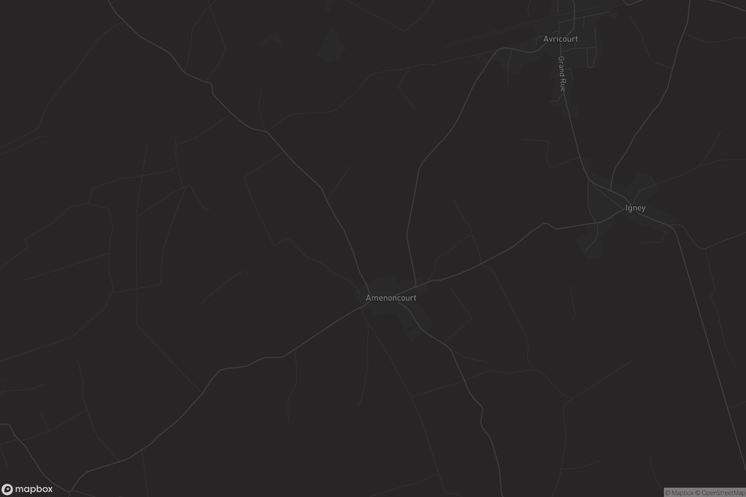 Carte de Amenoncourt