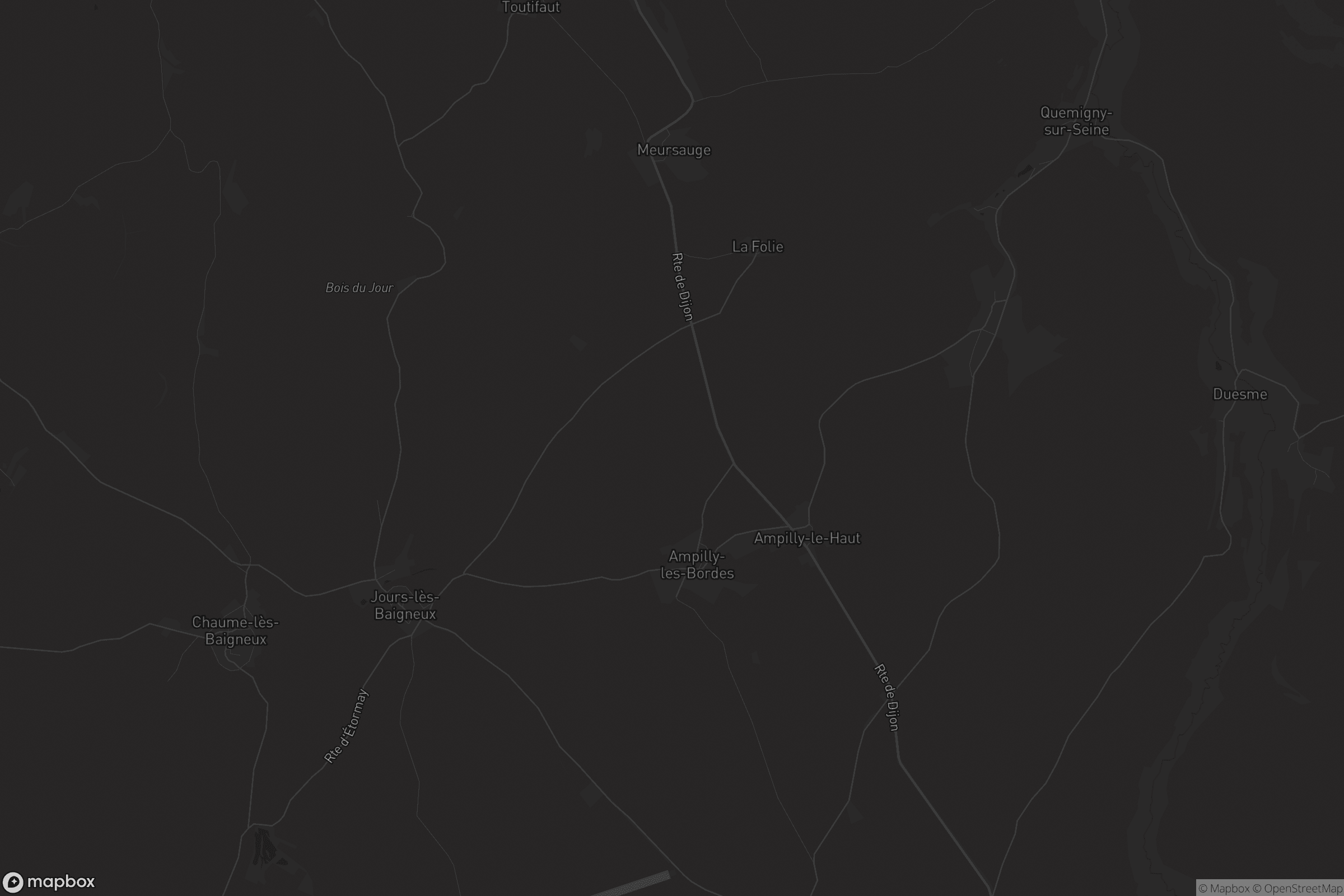 Carte de Ampilly-les-Bordes