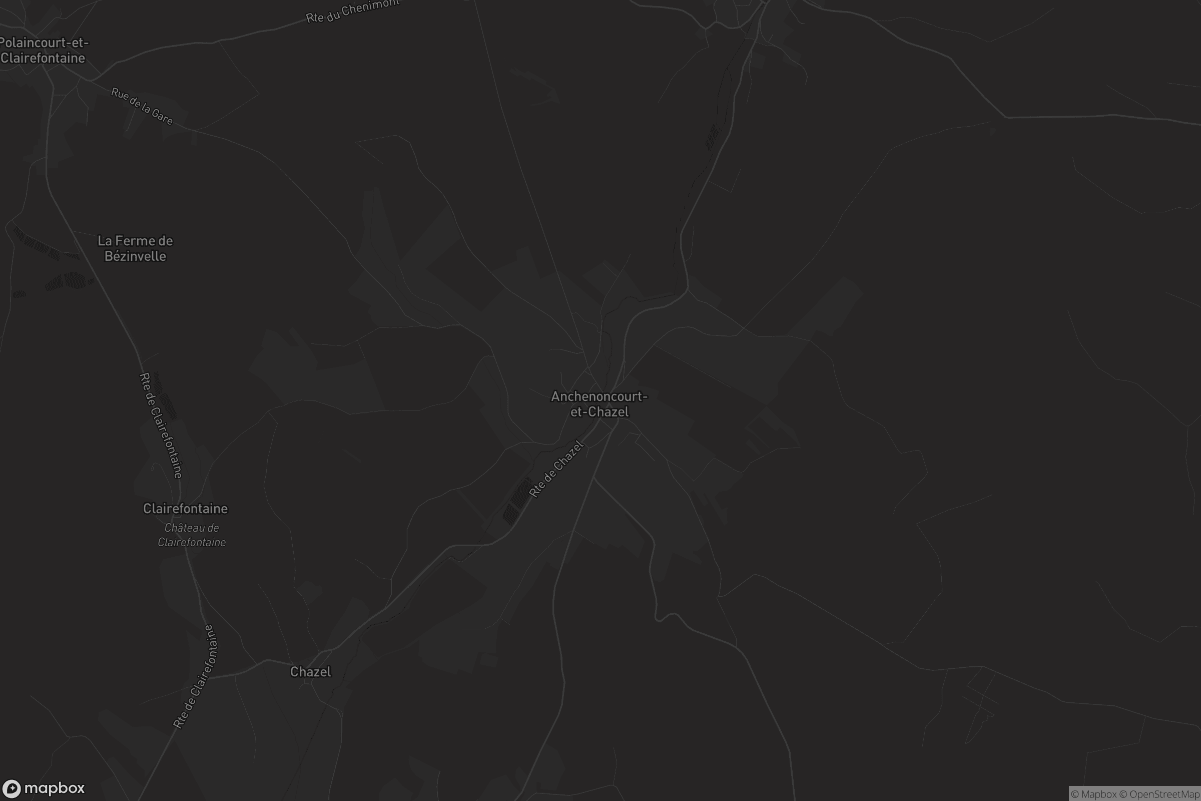 Carte de Anchenoncourt-et-Chazel