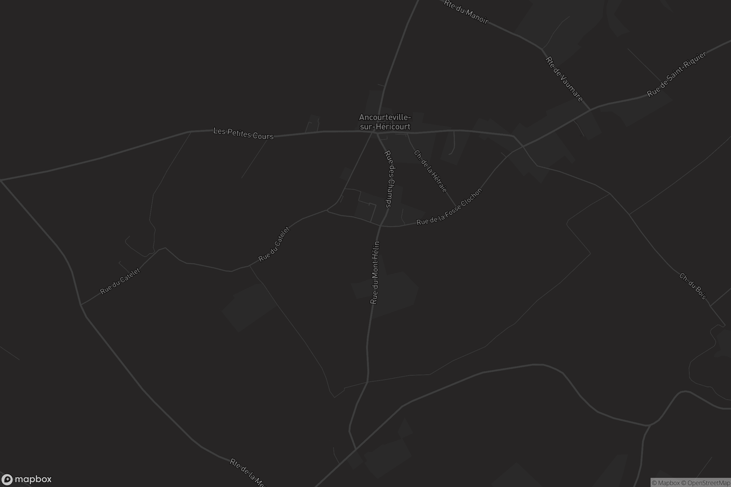 Carte de Ancourteville-sur-Héricourt