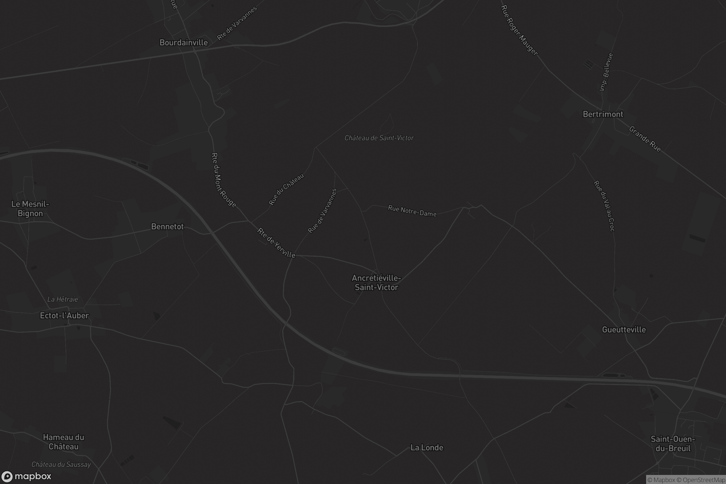 Carte de Ancretiéville-Saint-Victor