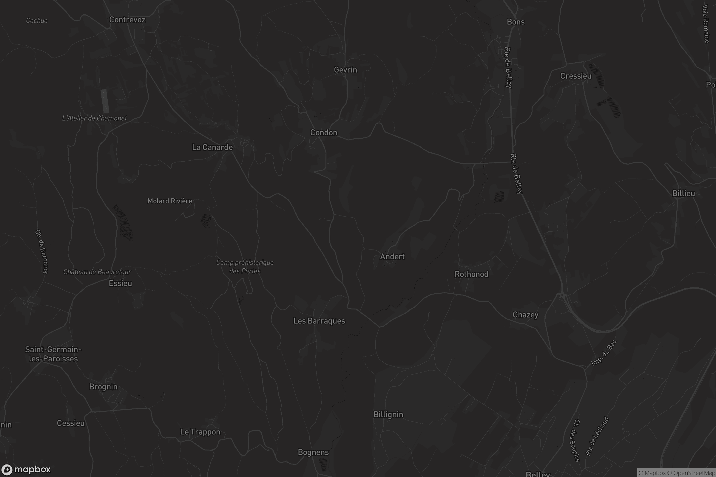 Carte de Andert-et-Condon