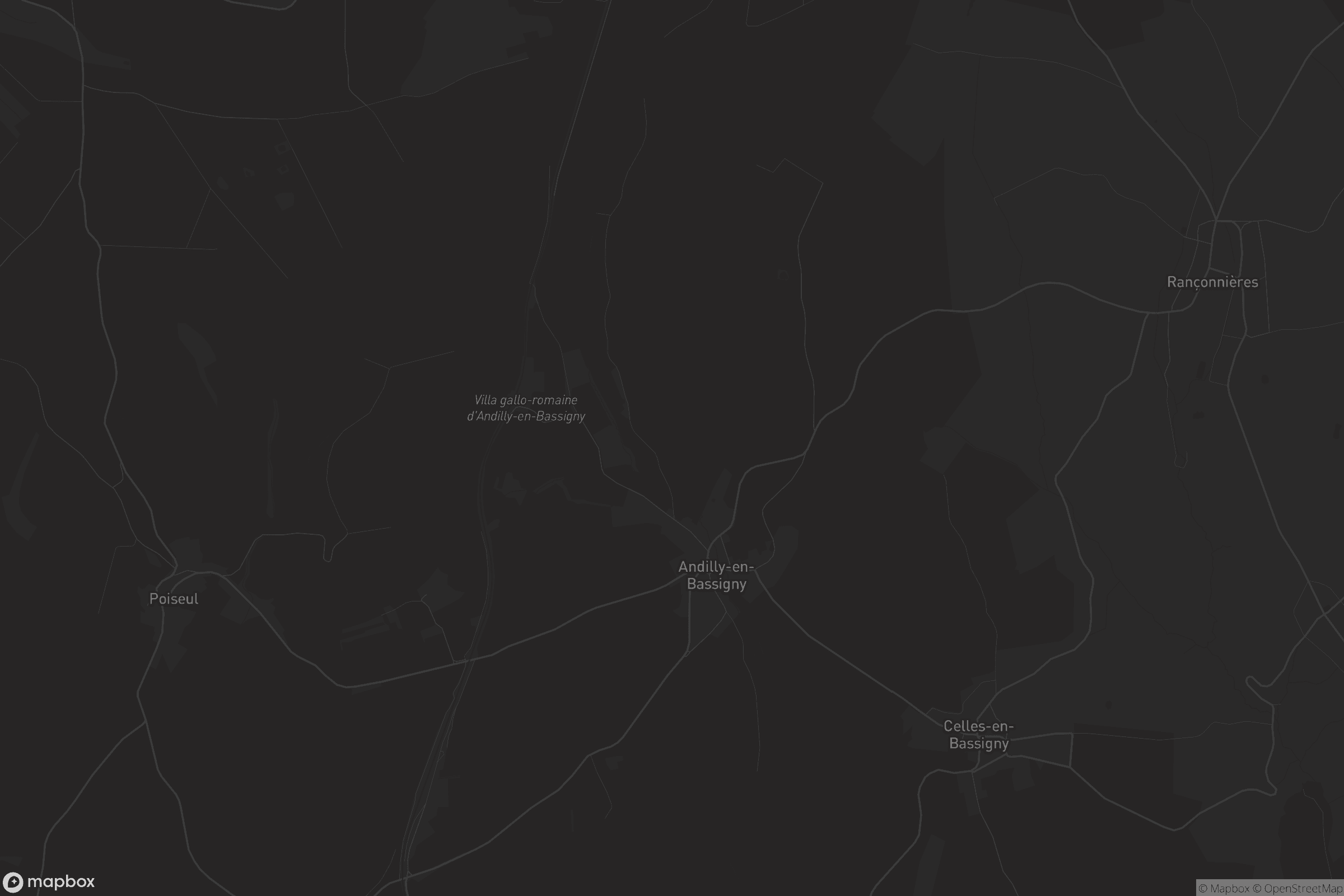 Carte de Andilly-en-Bassigny