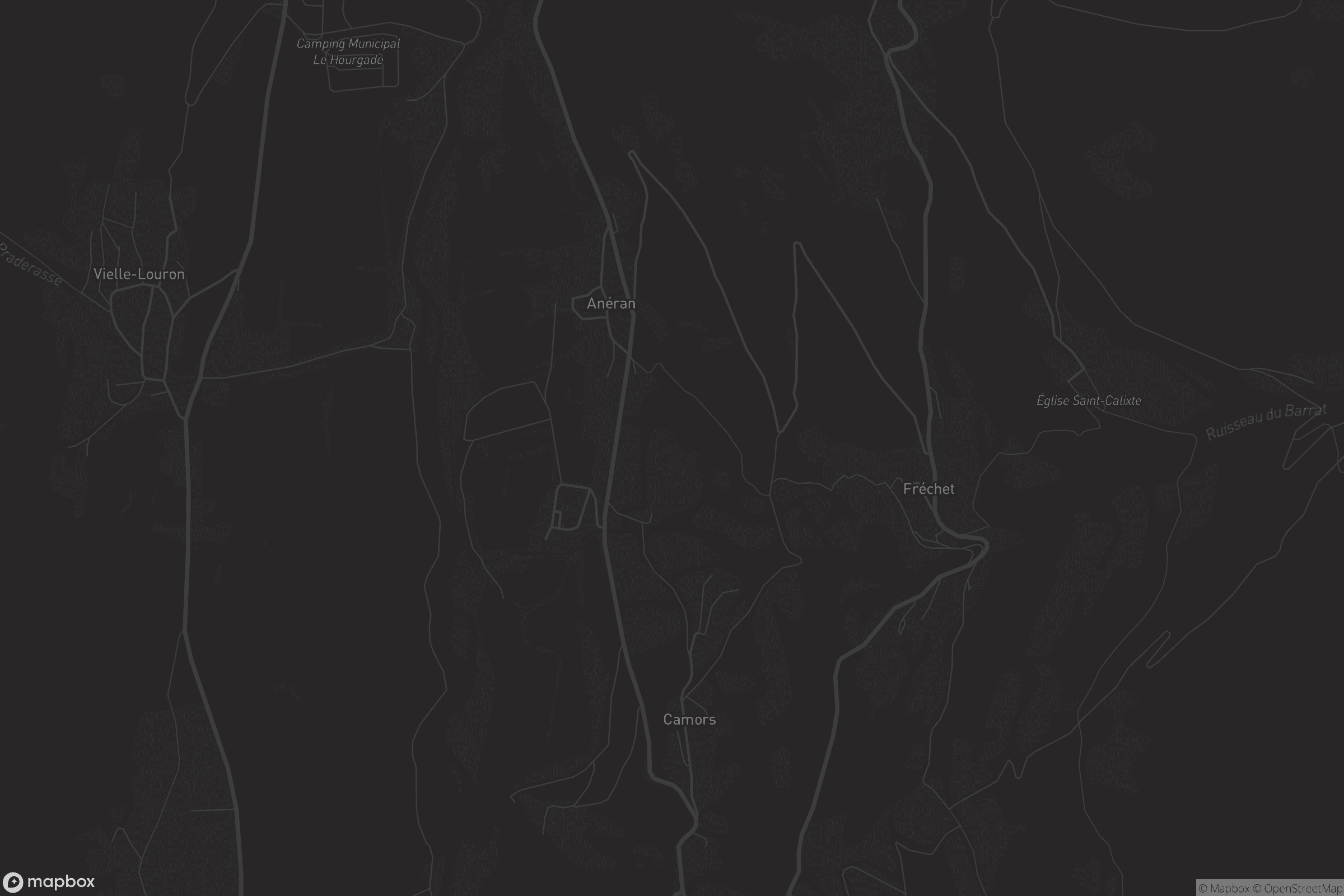 Carte de Anéran-Camors