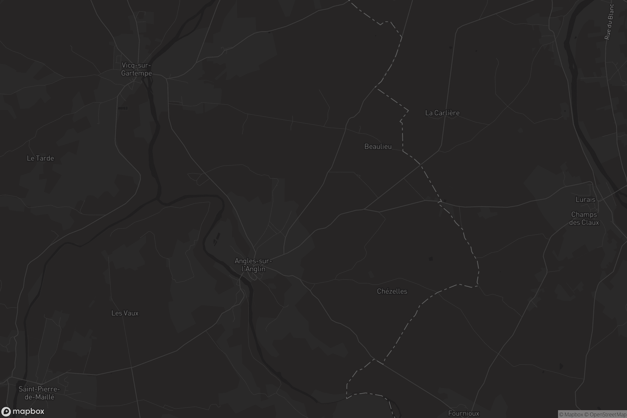 Carte de Angles-sur-l'Anglin