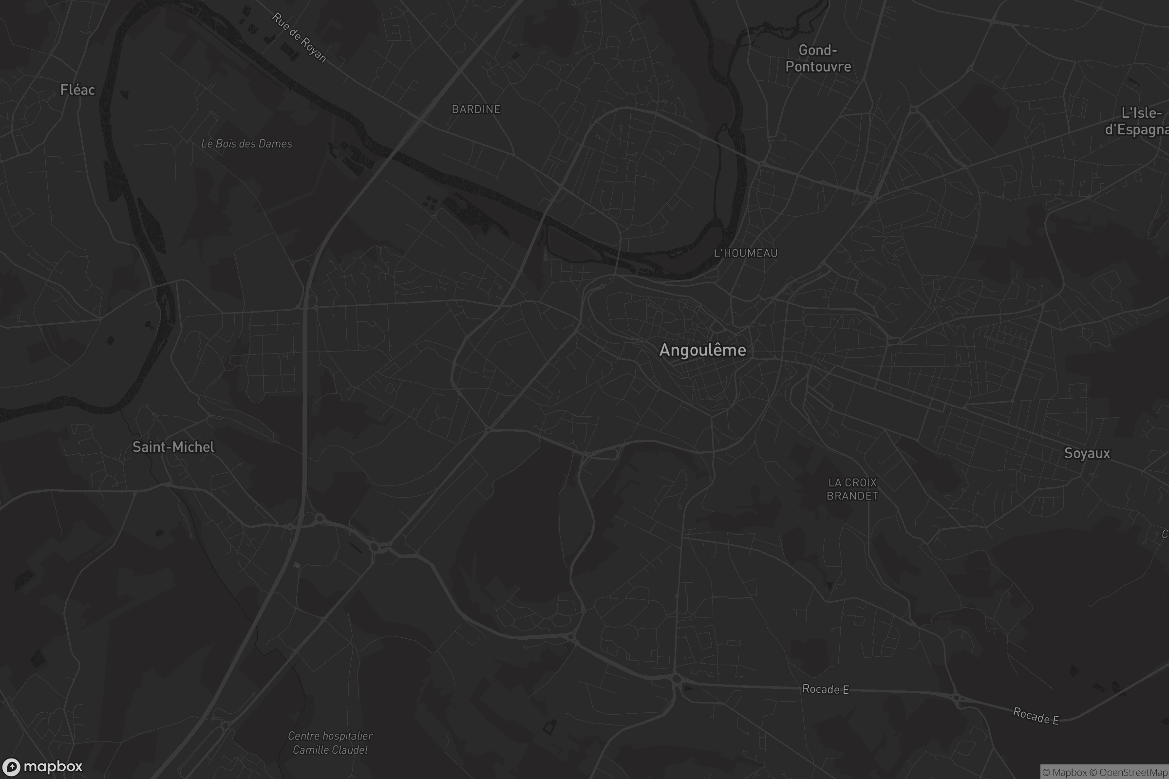 Carte de Angoulême