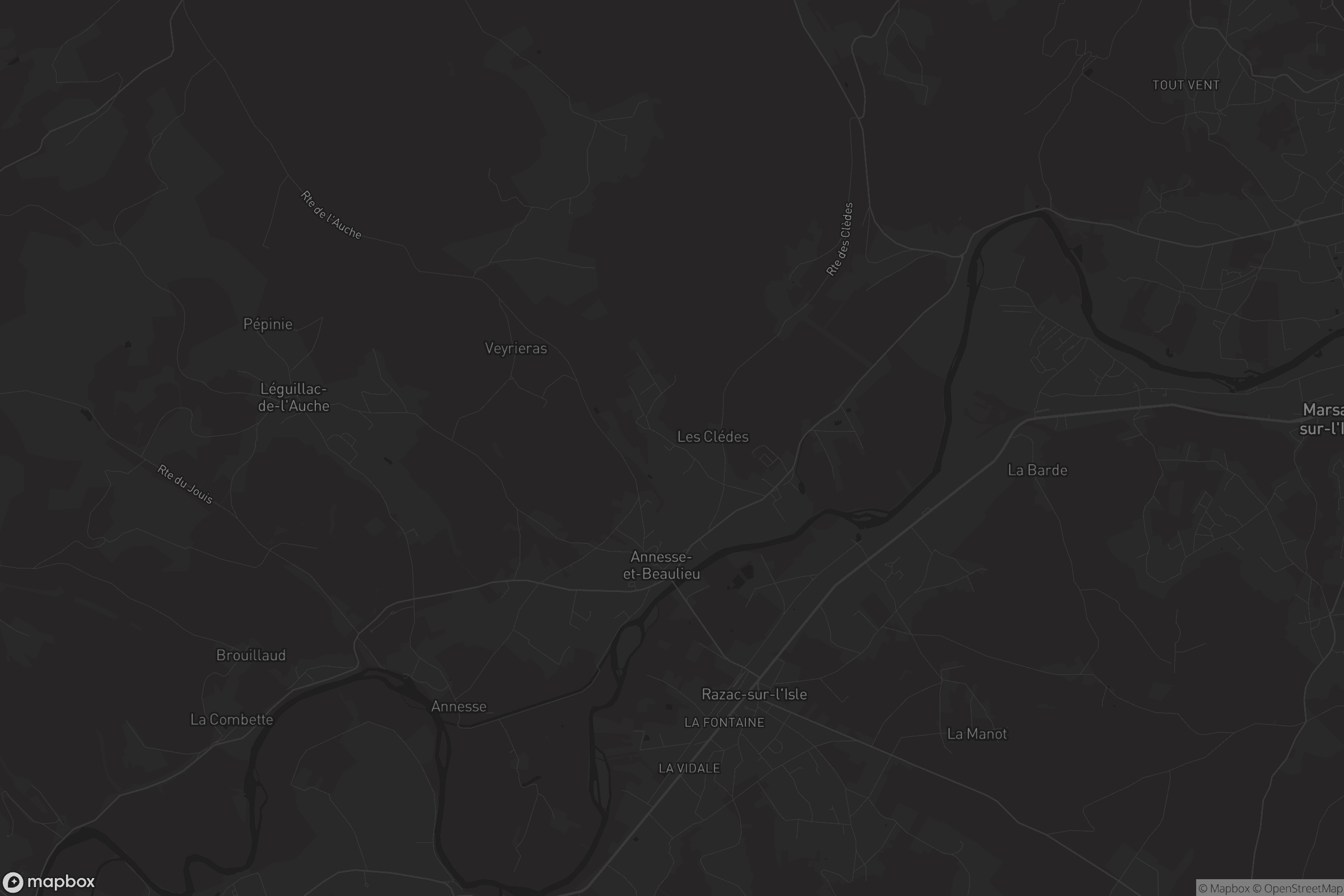 Carte de Annesse-et-Beaulieu