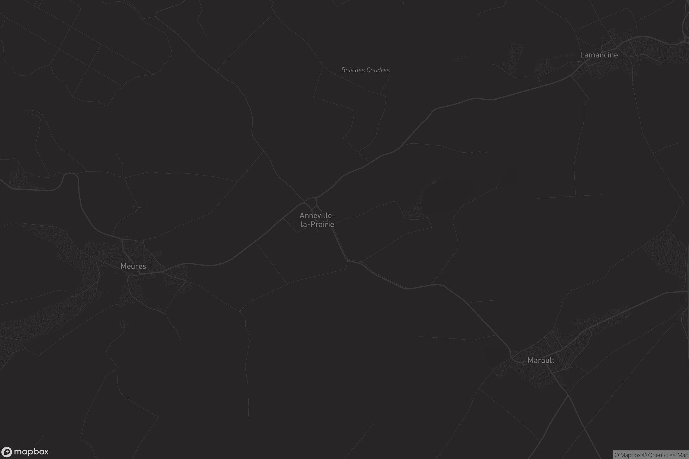 Carte de Annéville-la-Prairie