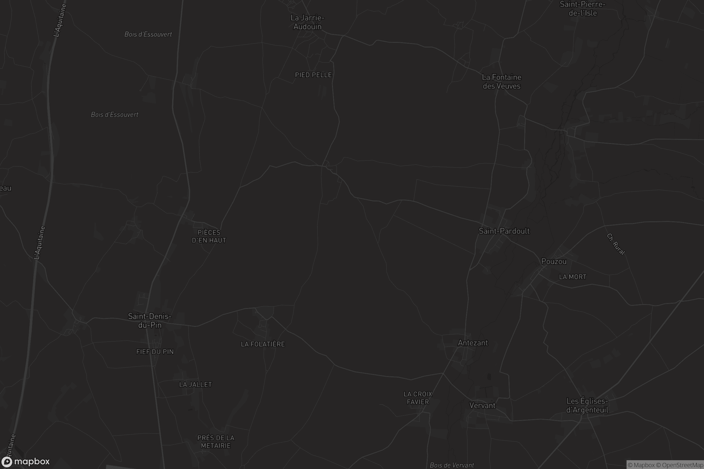 Carte de Antezant-la-Chapelle