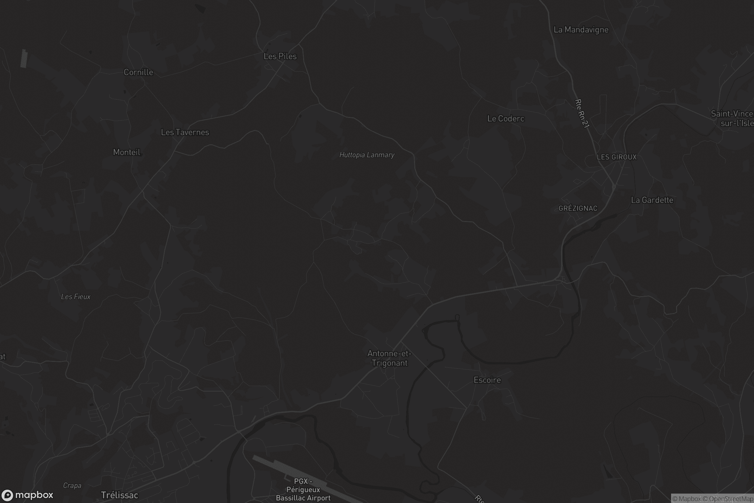 Carte de Antonne-et-Trigonant