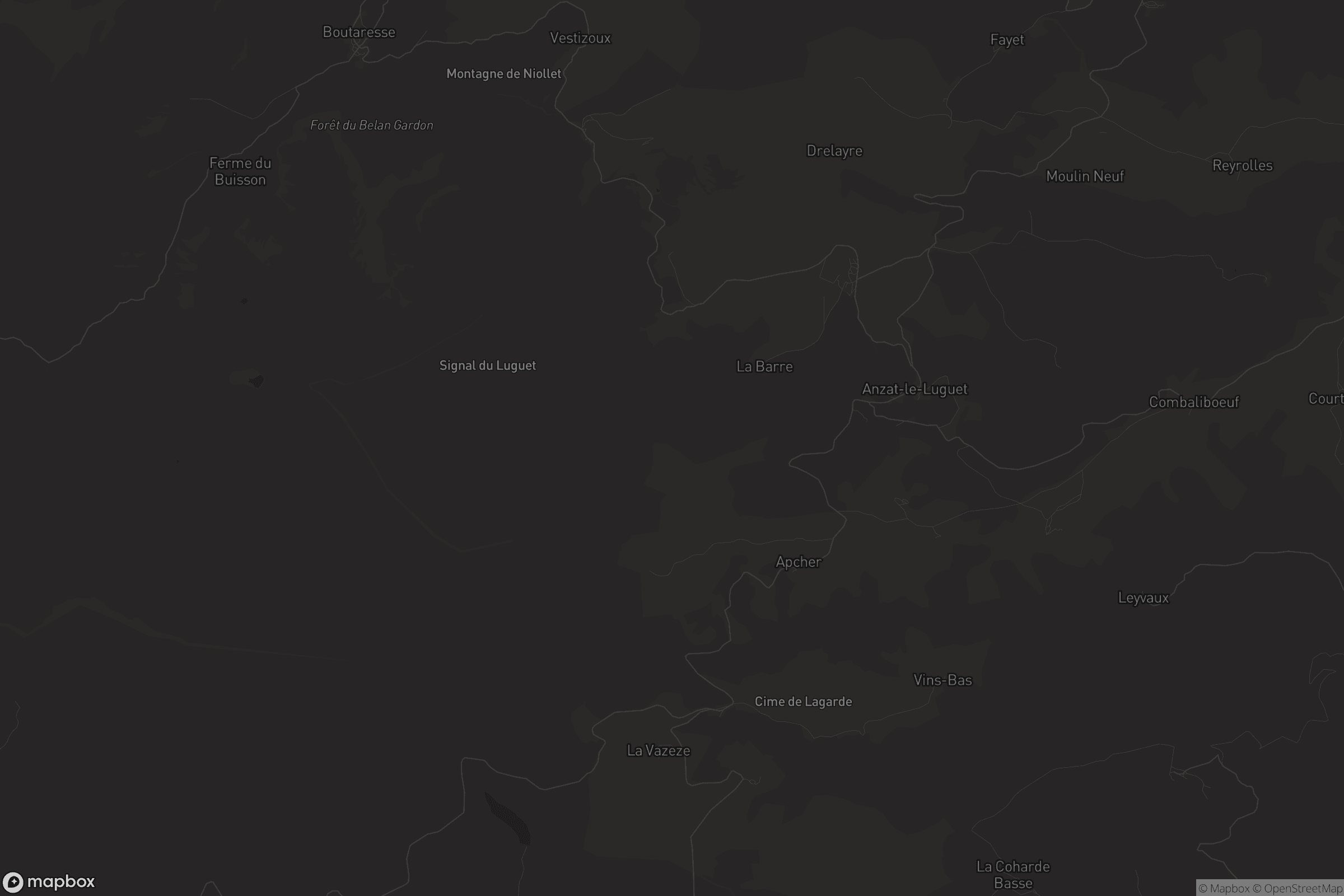 Carte de Anzat-le-Luguet