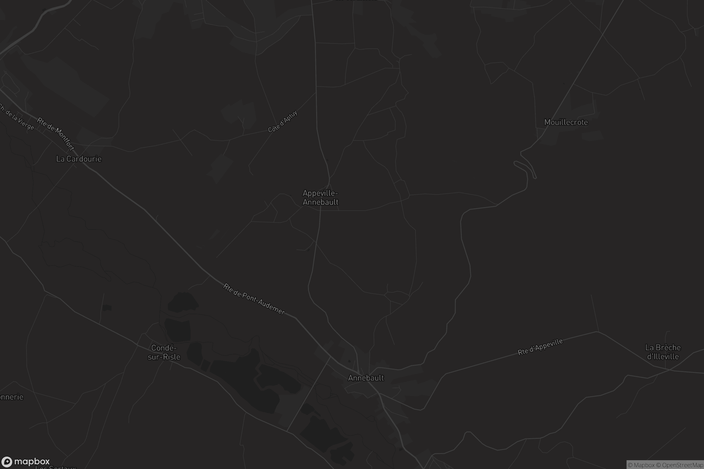 Carte de Appeville-Annebault