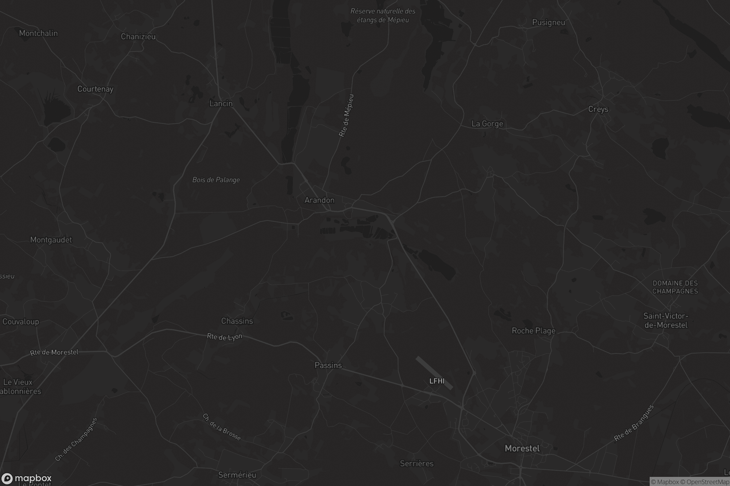 Carte de Arandon-Passins