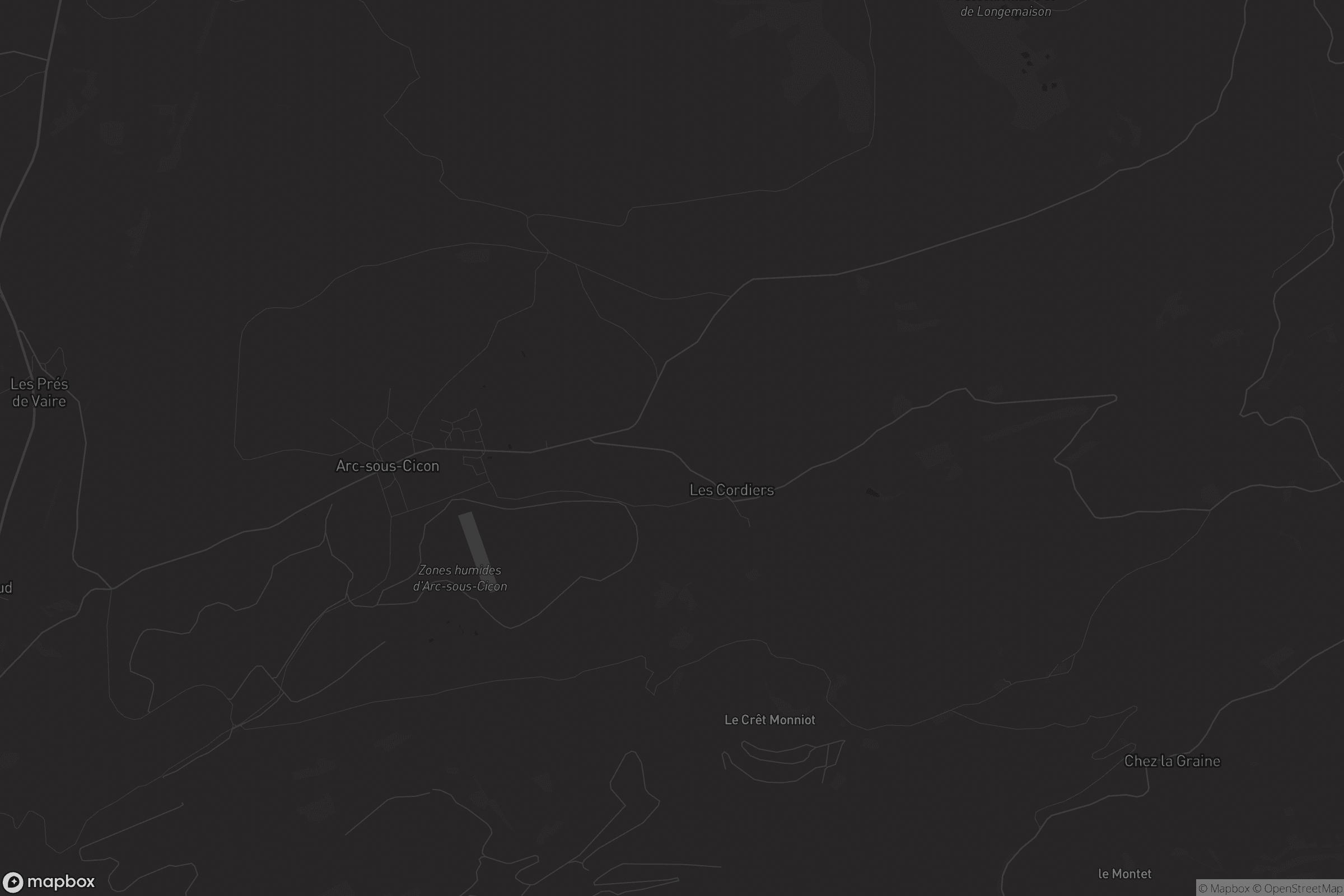 Carte de Arc-sous-Cicon