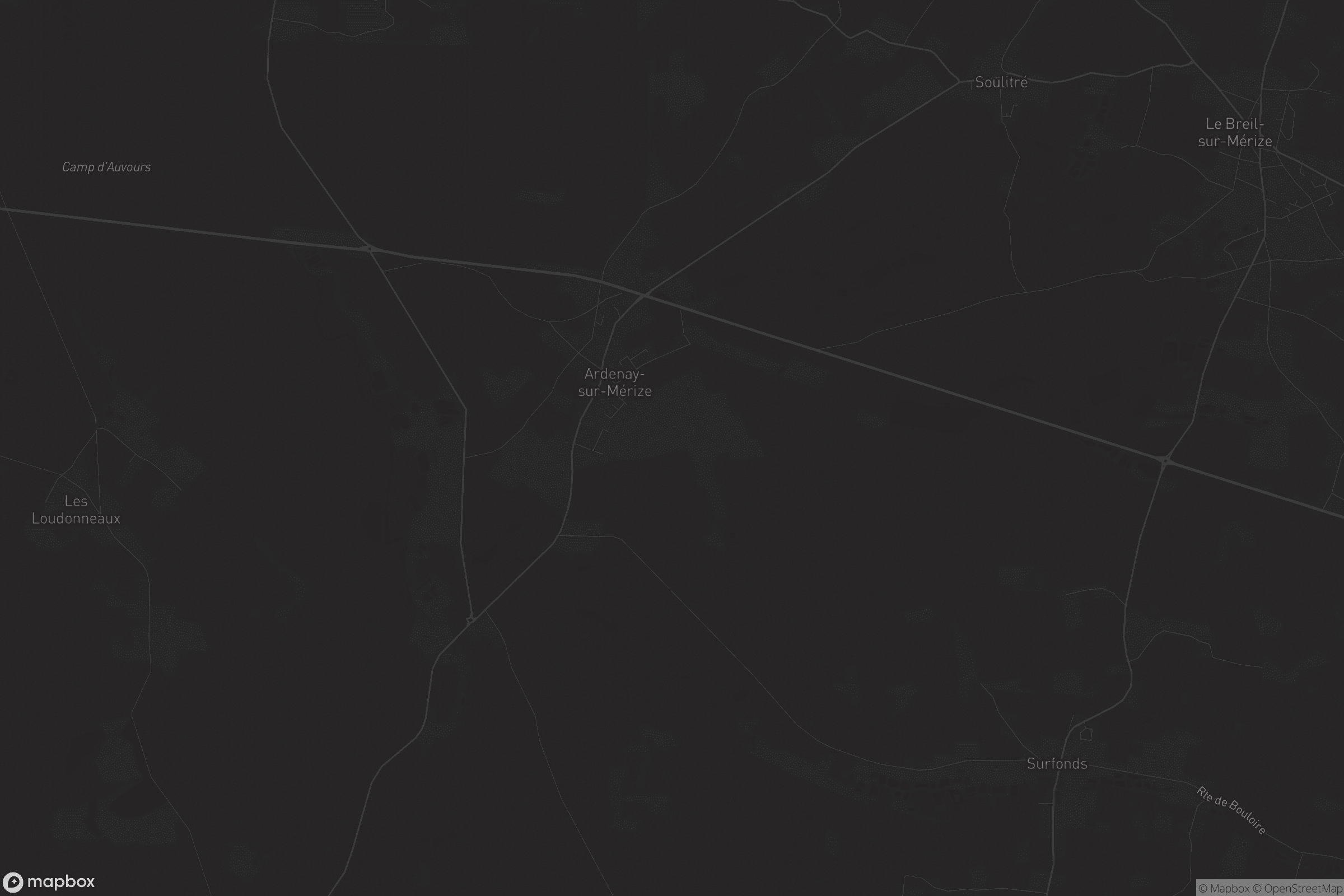 Carte de Ardenay-sur-Mérize