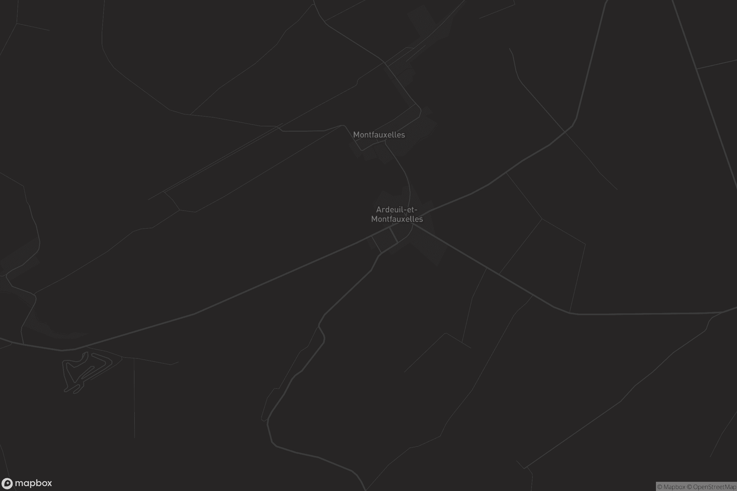 Carte de Ardeuil-et-Montfauxelles