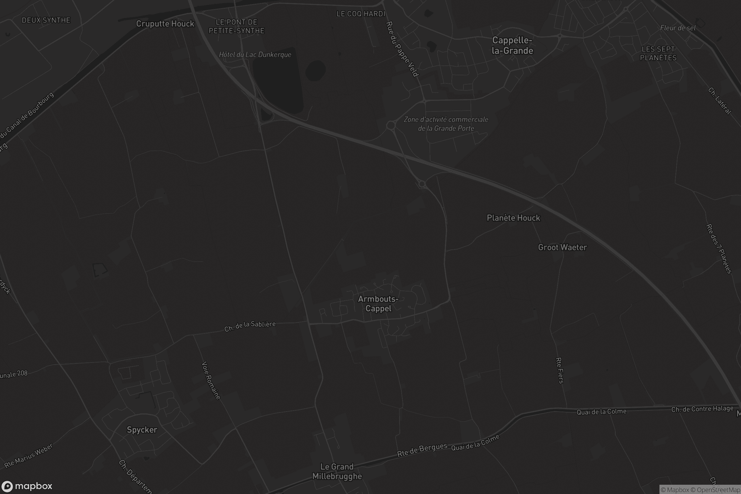 Carte de Armbouts-Cappel