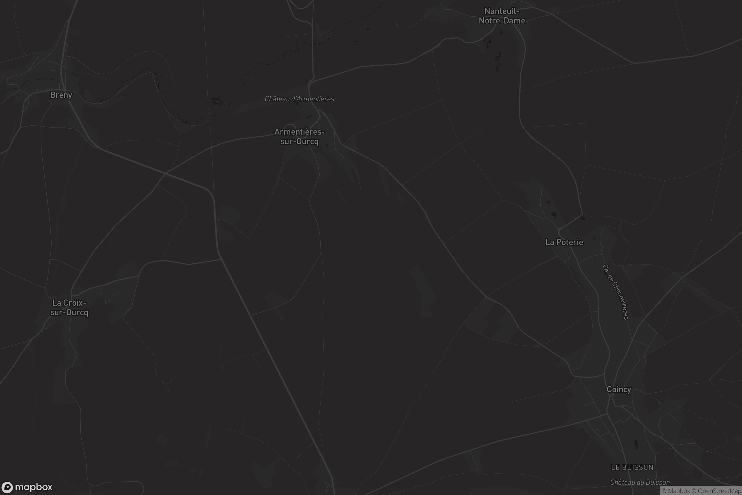 Carte de Armentières-sur-Ourcq