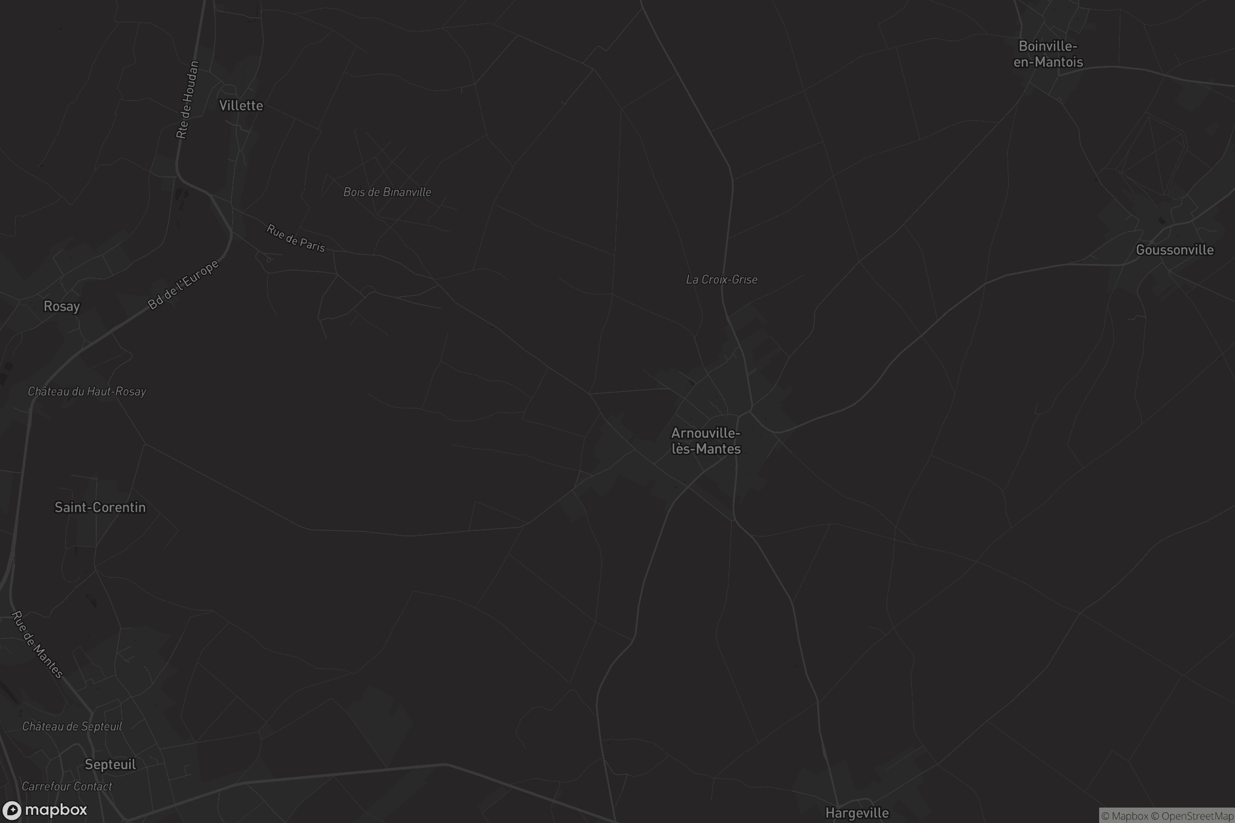 Carte de Arnouville-lès-Mantes