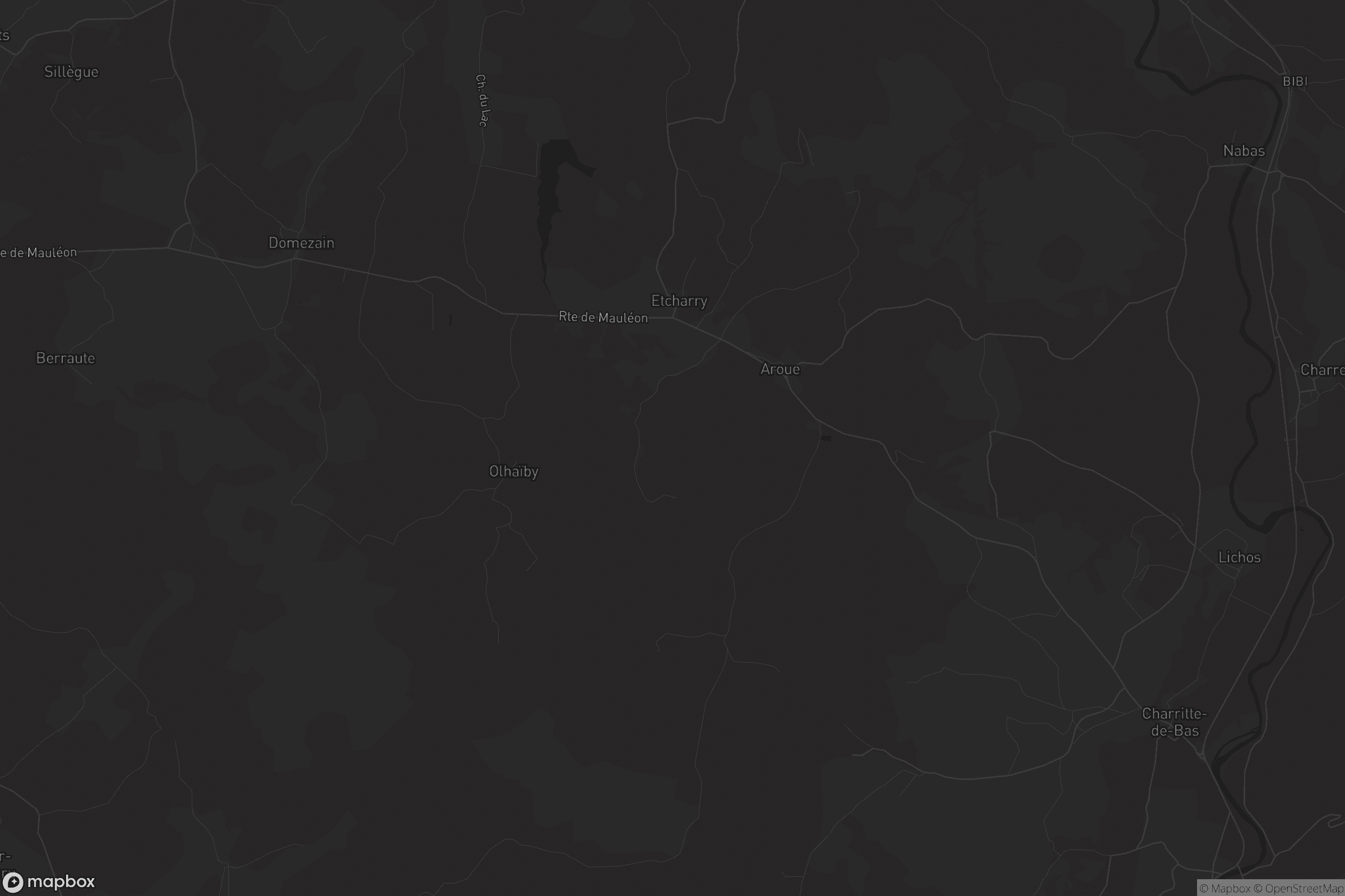 Carte de Aroue-Ithorots-Olhaïby