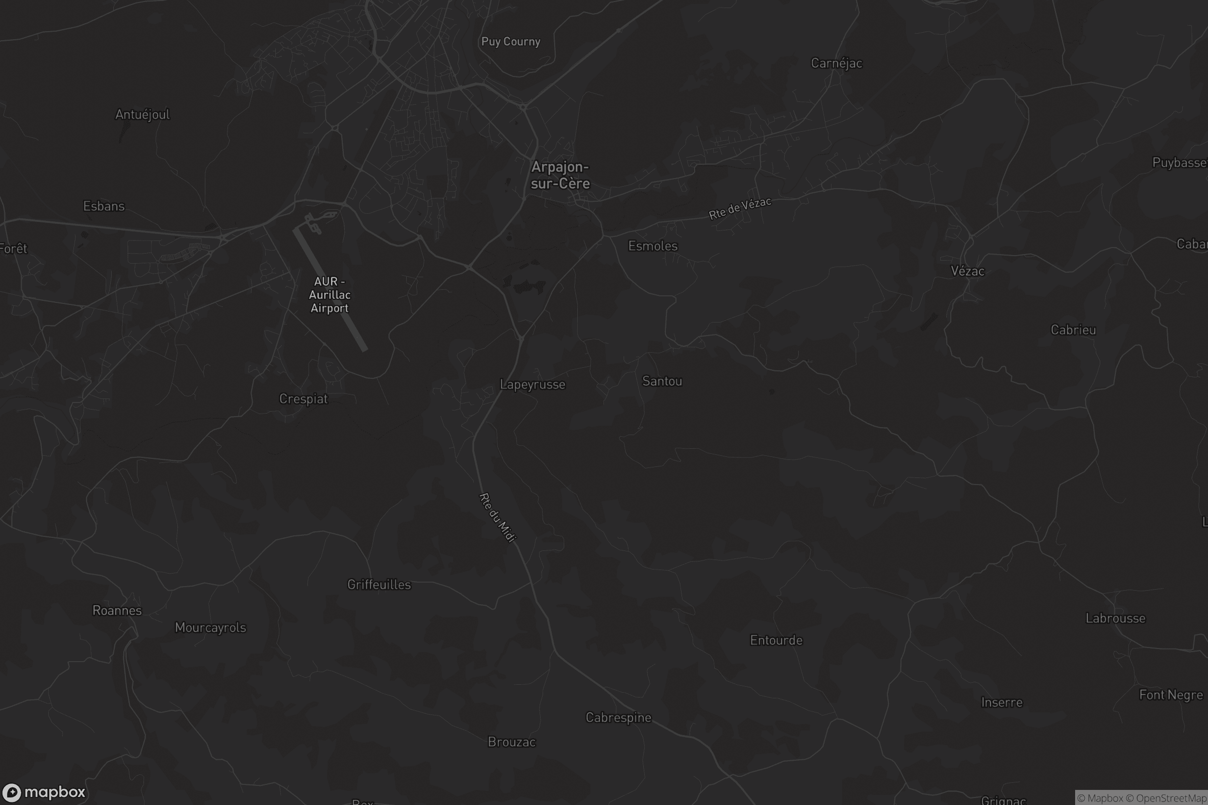 Carte de Arpajon-sur-Cère