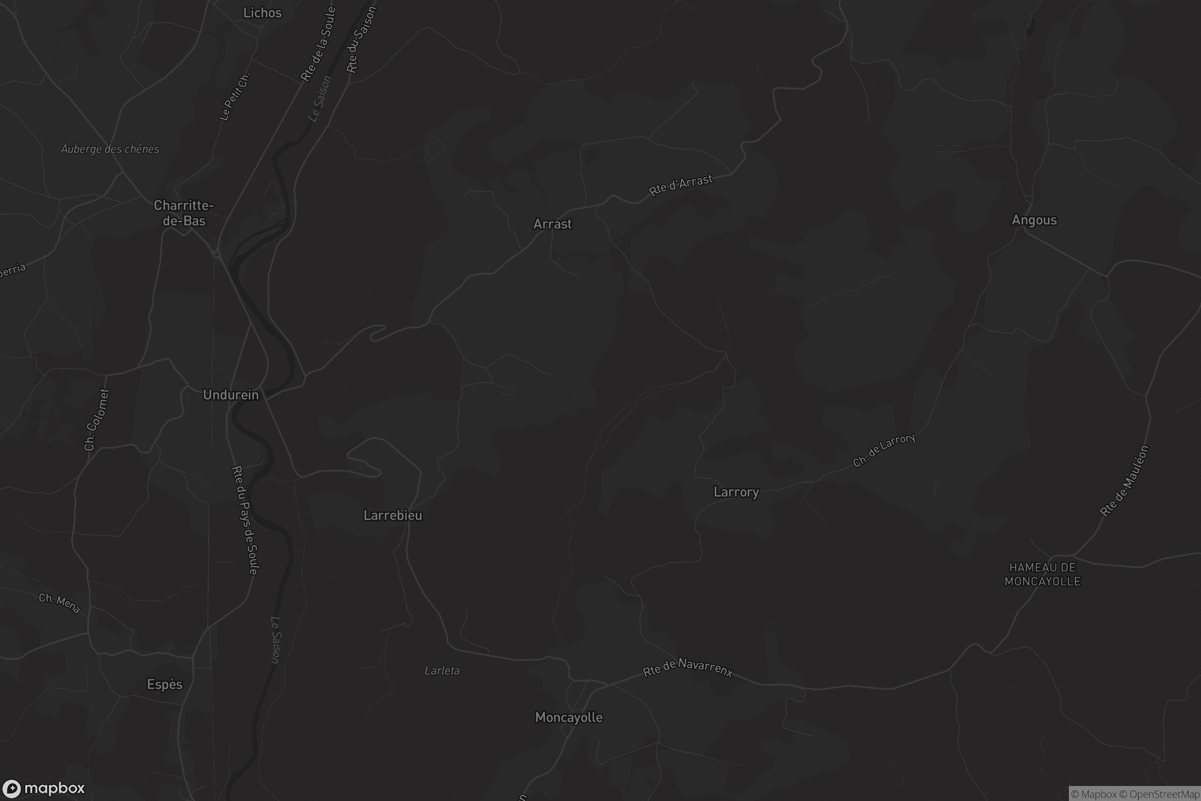 Carte de Arrast-Larrebieu
