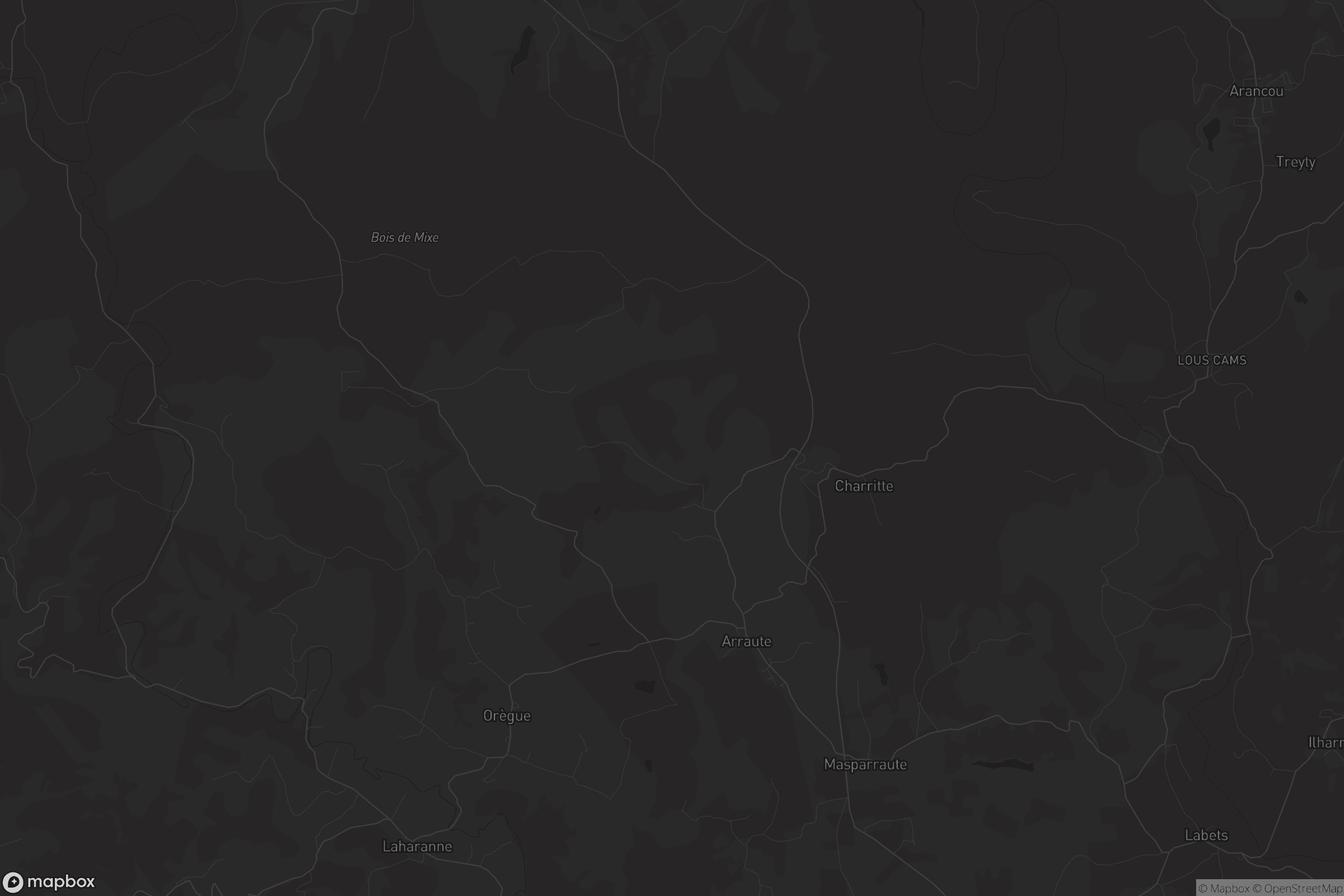 Carte de Arraute-Charritte